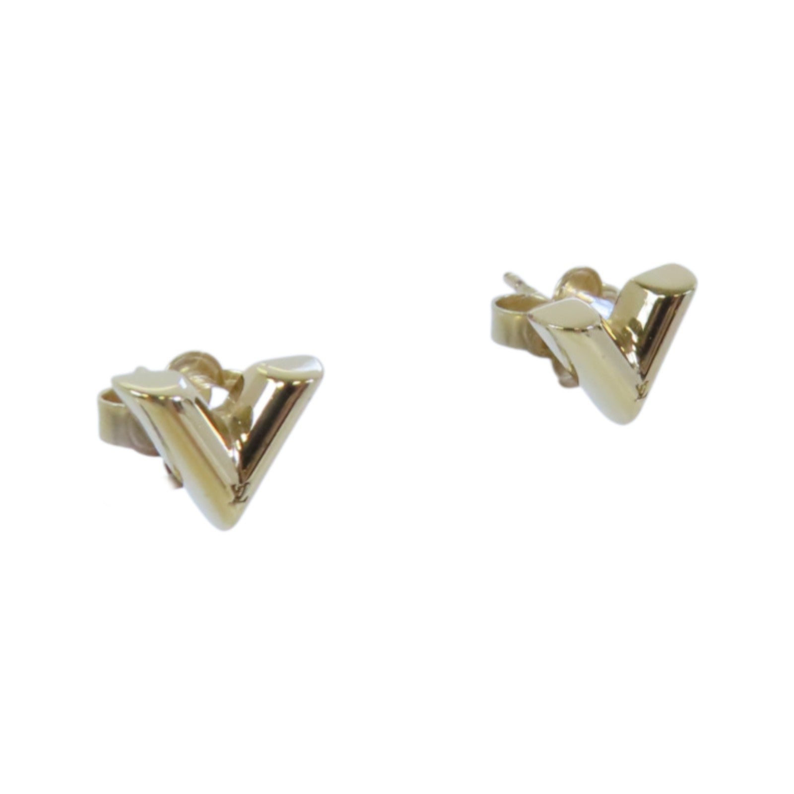 LOUIS VUITTON 金屬Essential V Earrings金扣耳環