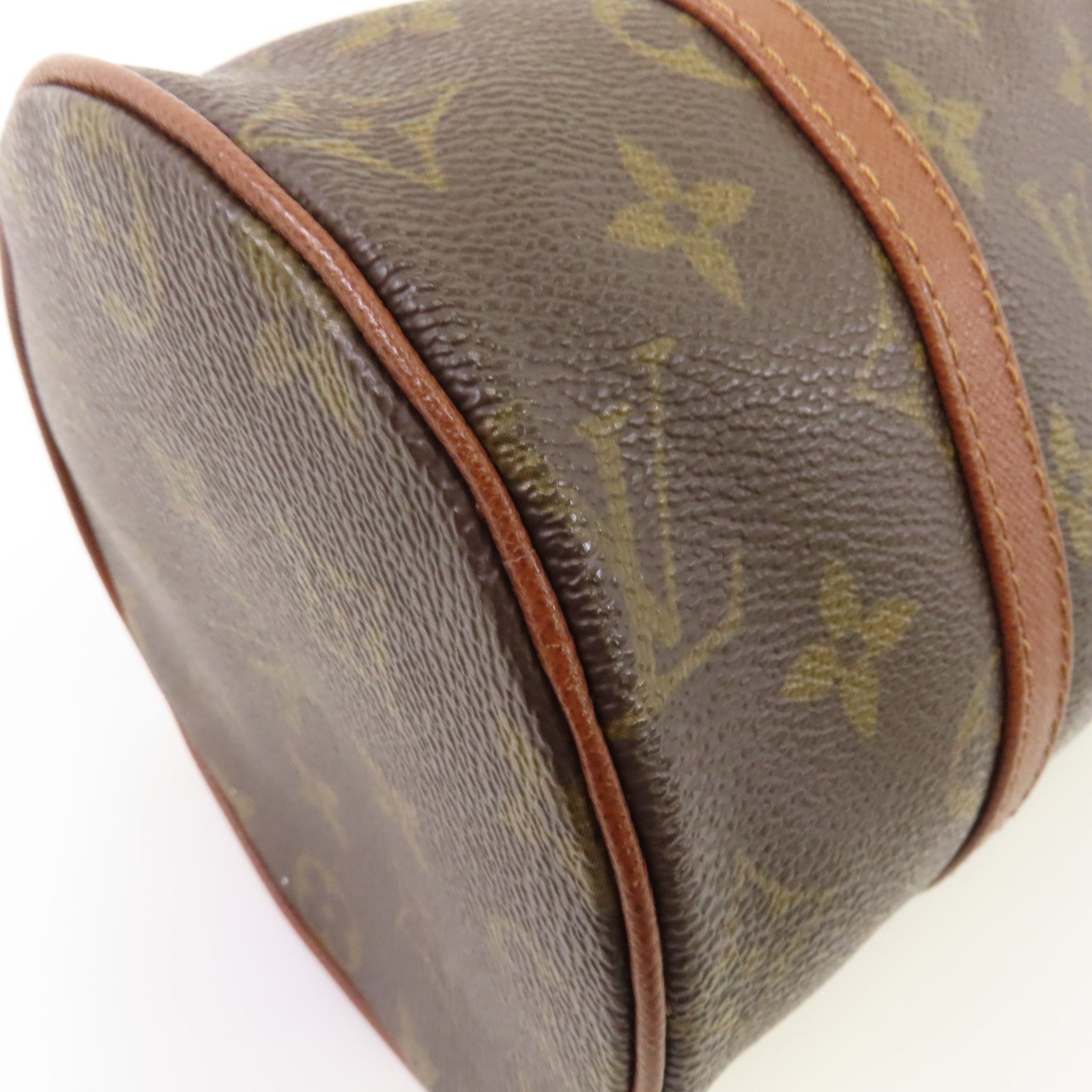 LOUIS VUITTON 【激減優惠】Monogram Papillon PM金扣肩背袋棕色