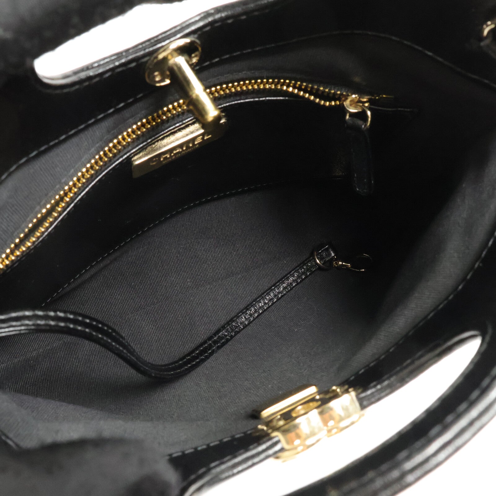 CHANEL 牛皮皮革Chanel Mini 31鏈帶手挽肩背兩用袋