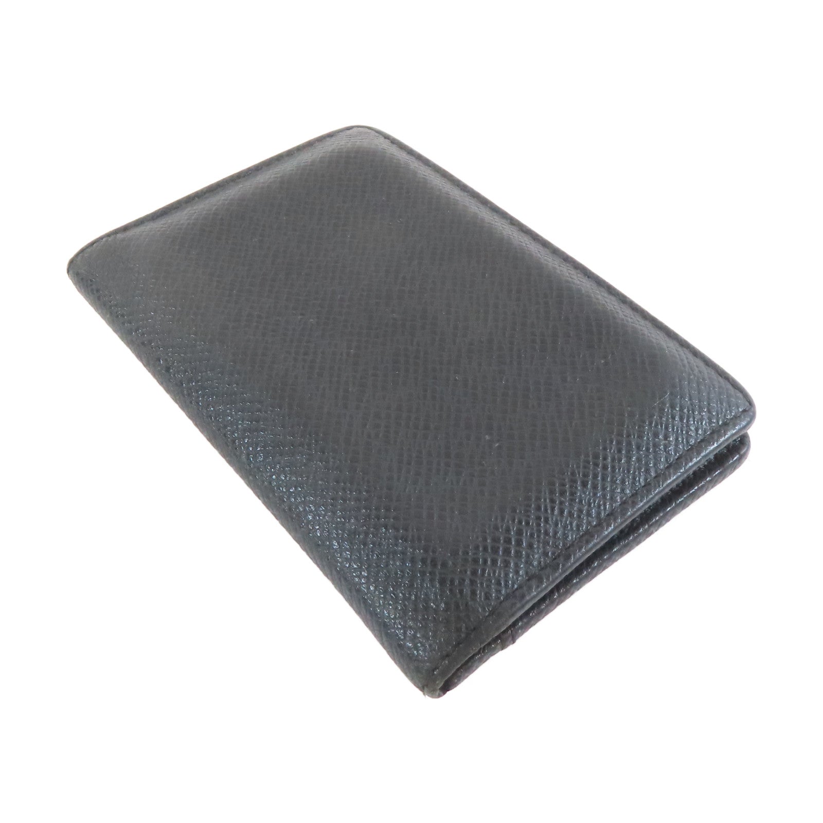LOUIS VUITTON 【激減優惠】Taiga Card Case卡片套黑色