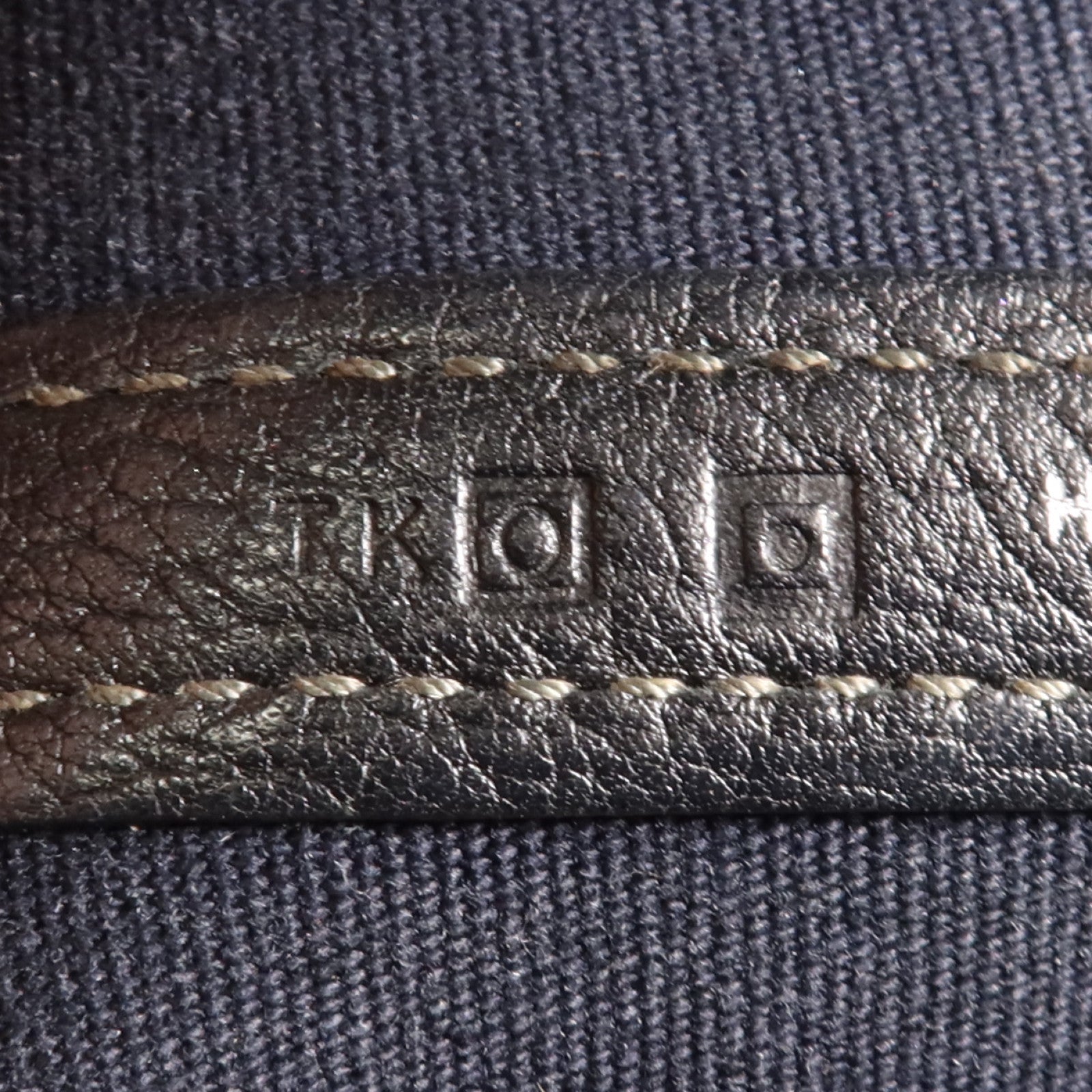 HERMES 帆布Garden Party TPM銀扣手挽袋Bleu Indigo