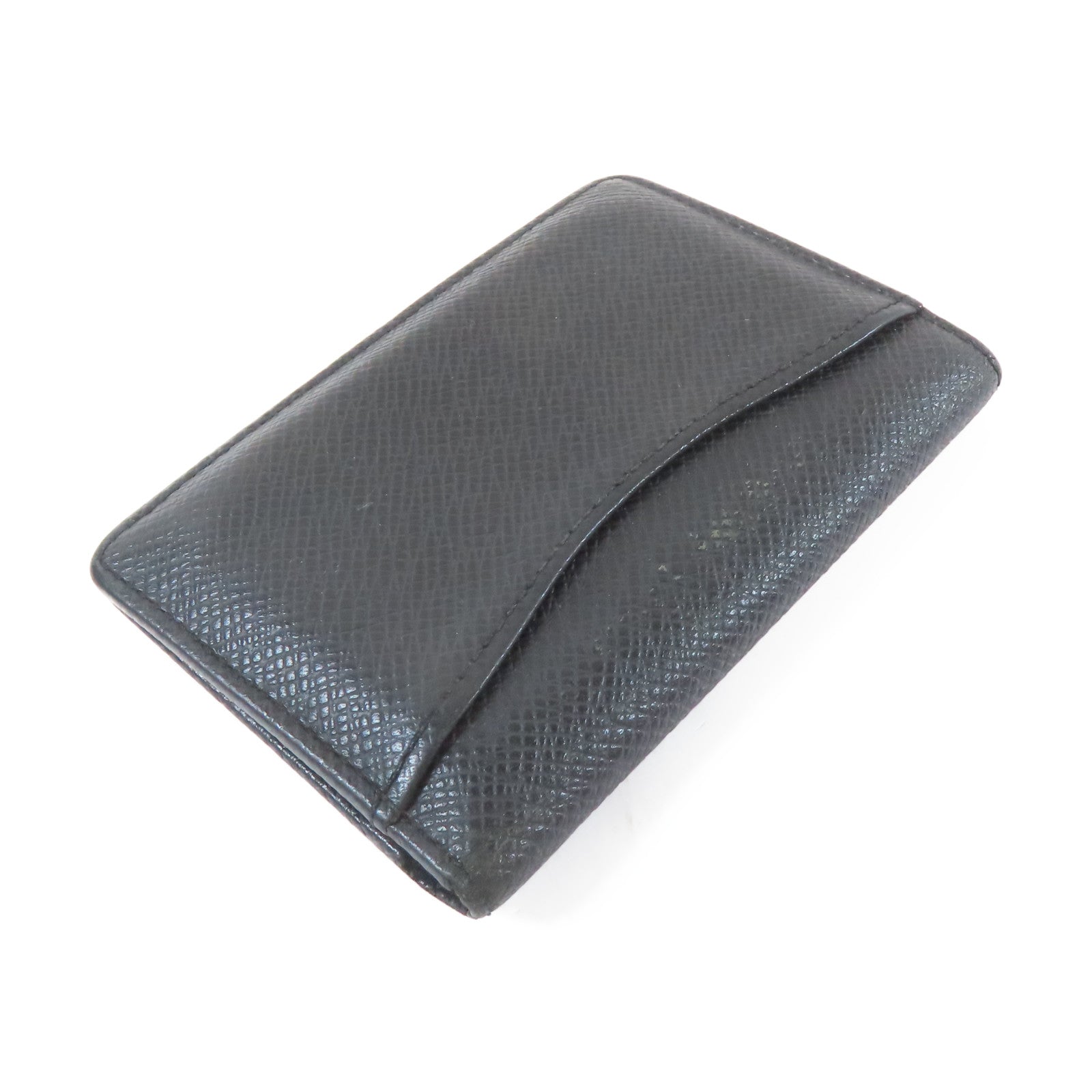 LOUIS VUITTON 【激減優惠】Taiga Card Case卡片套黑色