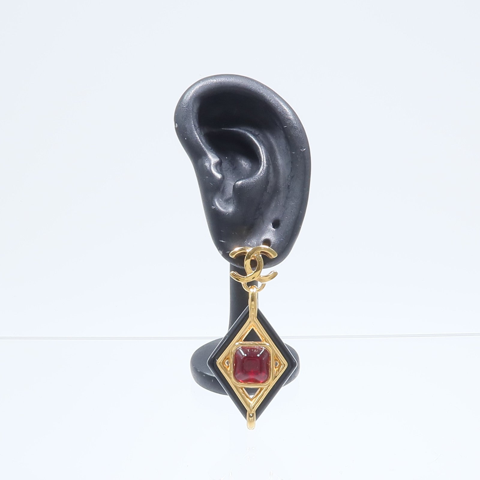 CHANEL PVC/金屬Earrings耳環