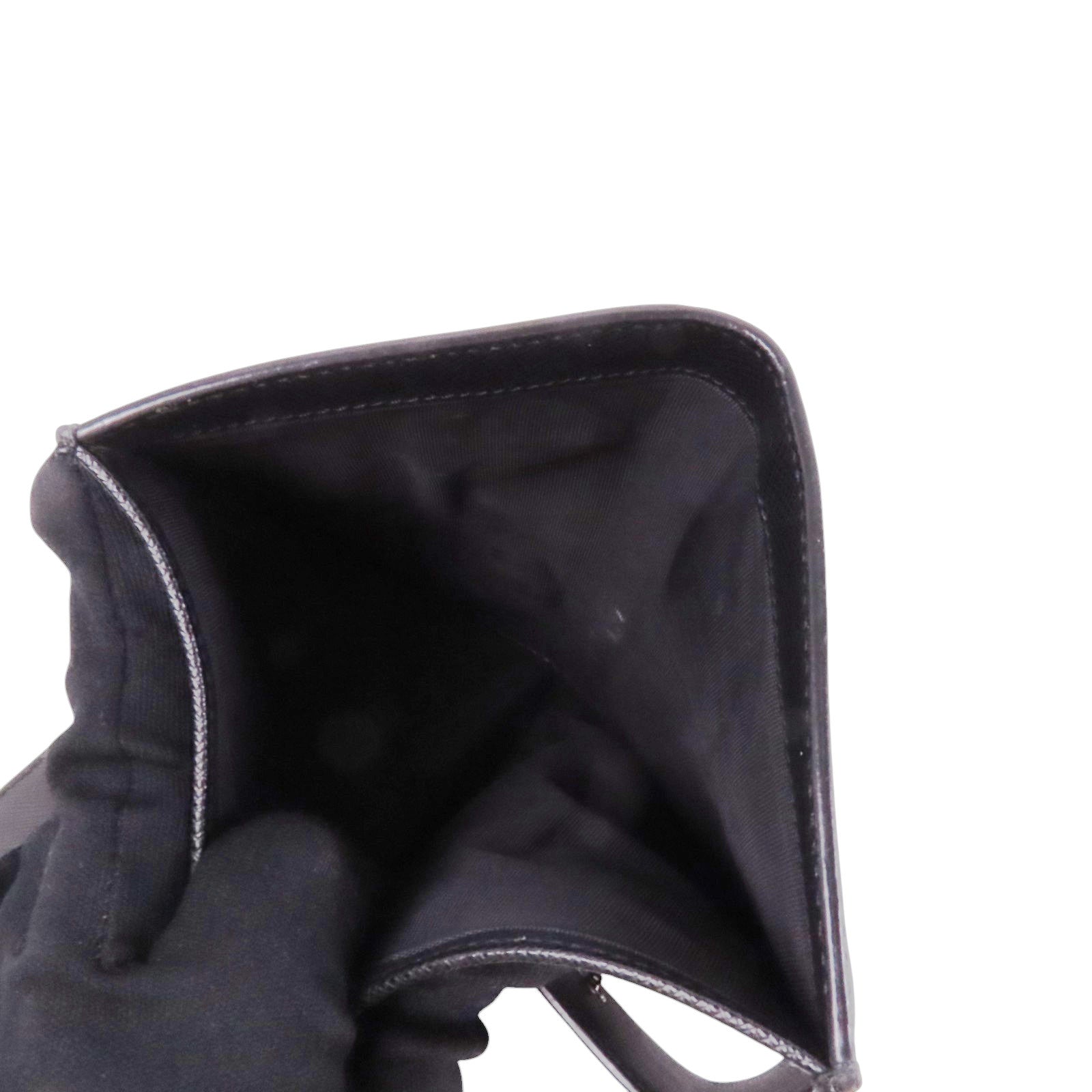 PRADA Saffiano皮革Middle Wallet銀扣錢包