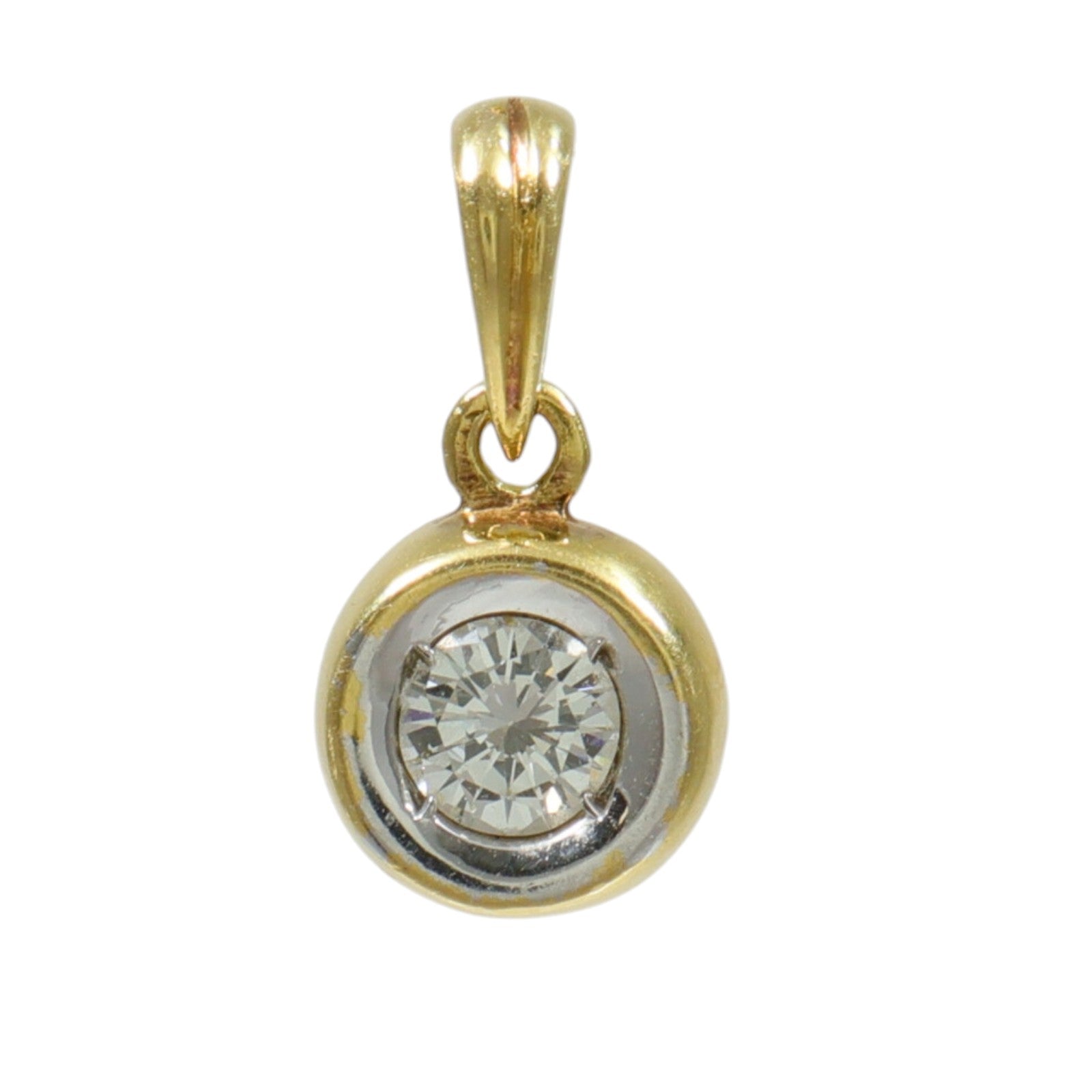 JEWELRY 18K黃金/白金Diamond Pendant鑽石吊墜