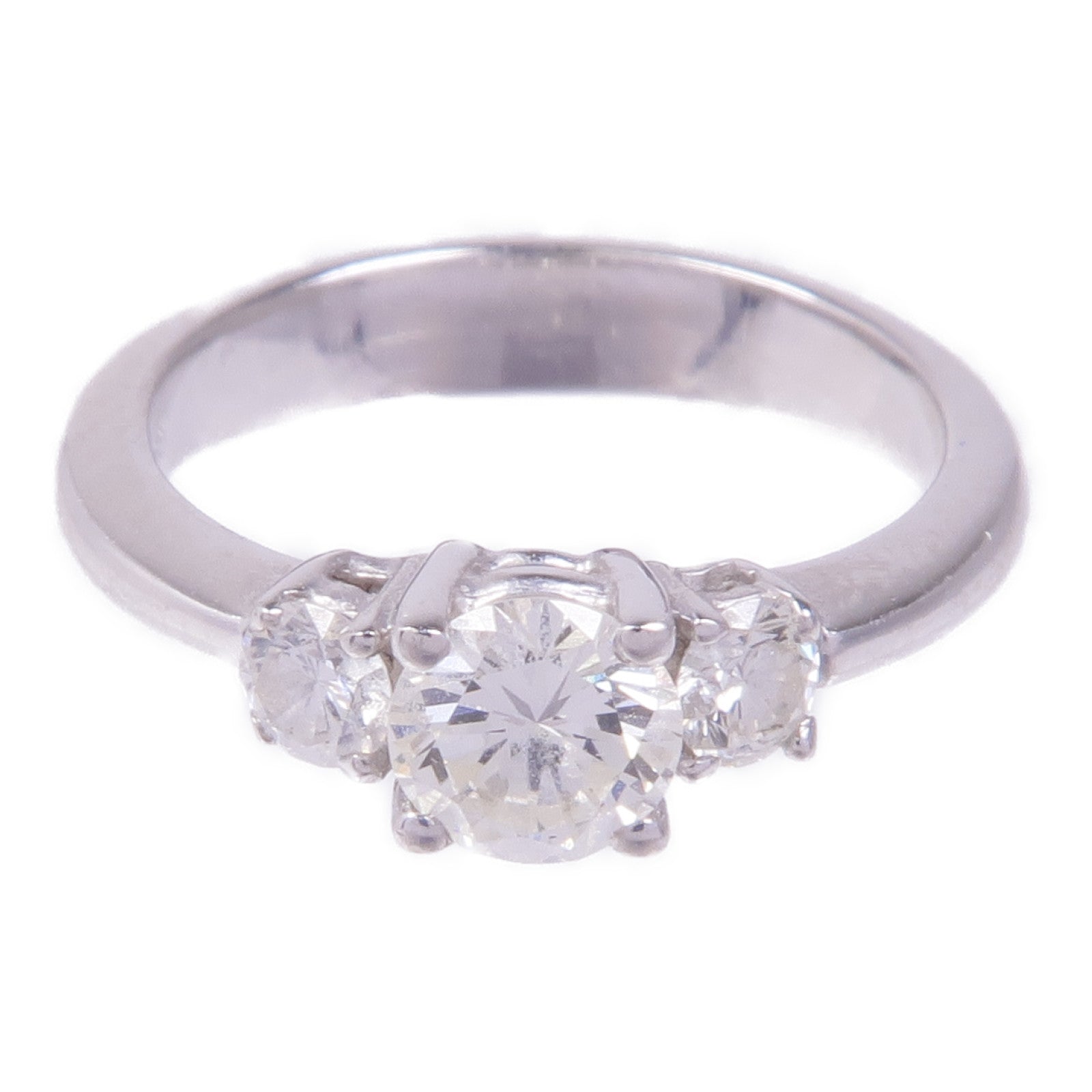 JEWELRY 【激減優惠】18K白金Diamond Ring鑽石戒指US#4.5