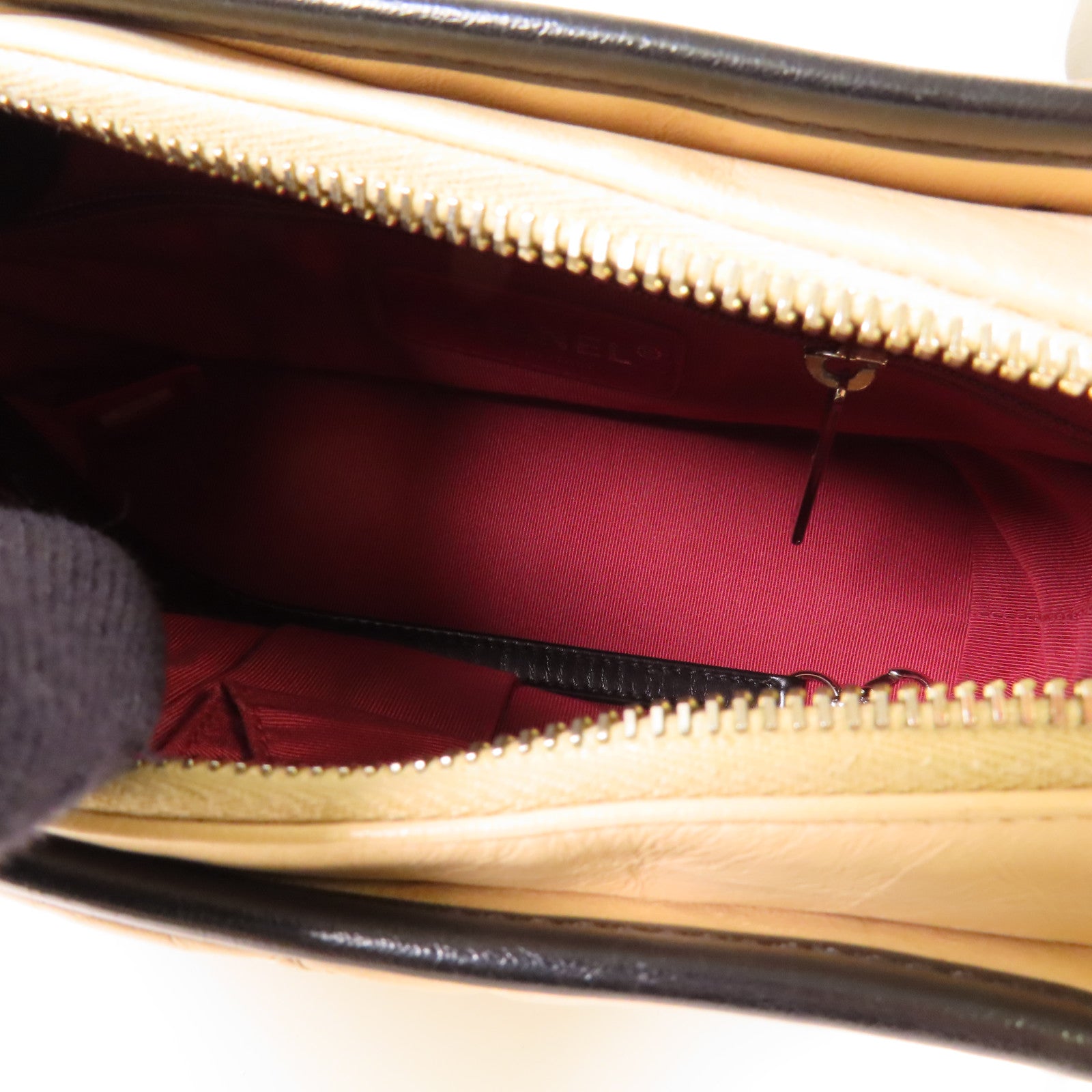 CHANEL 牛皮皮革Gabrielle Small鏈帶肩背袋