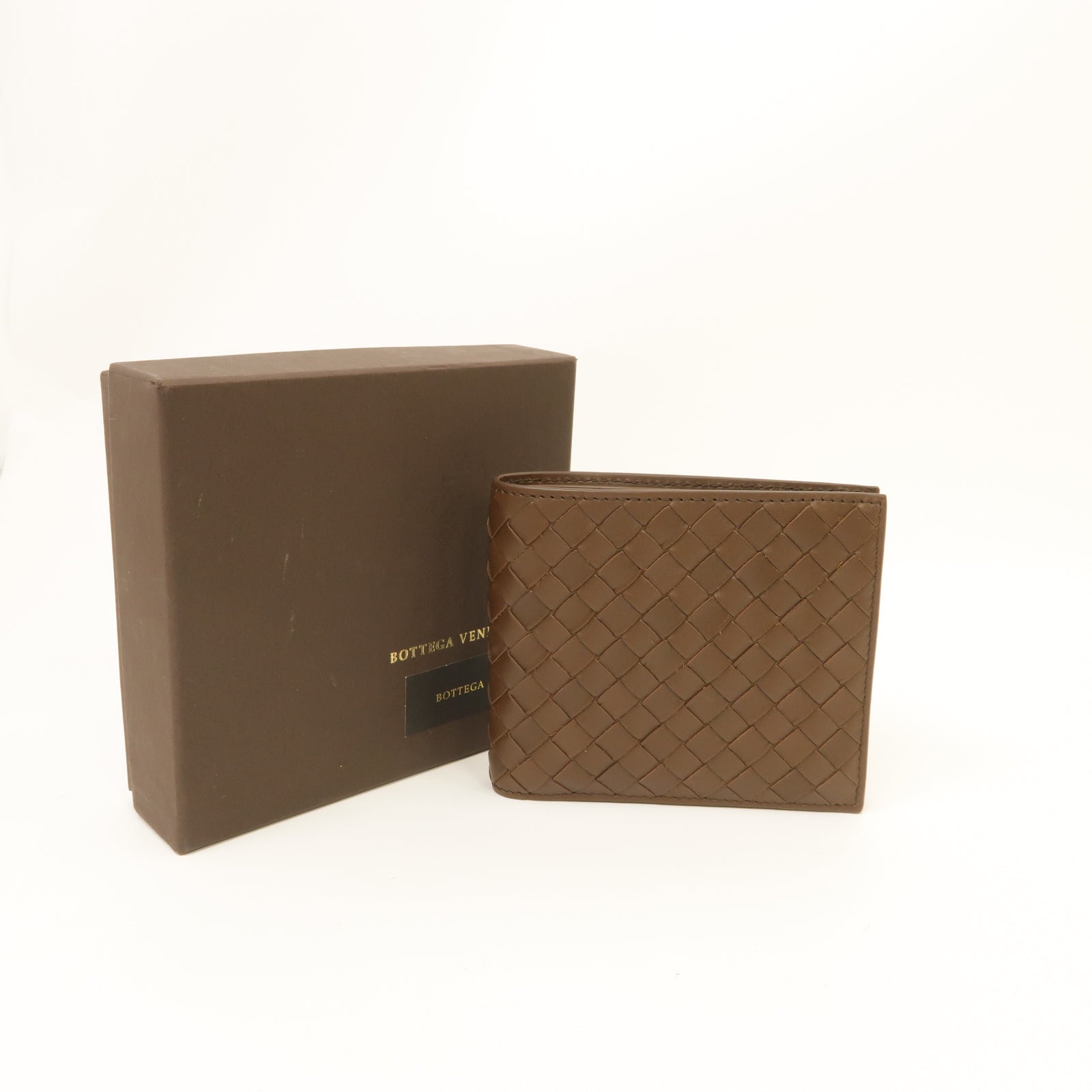 BOTTEGA VENETA 織紋皮革Wallet錢包啡色