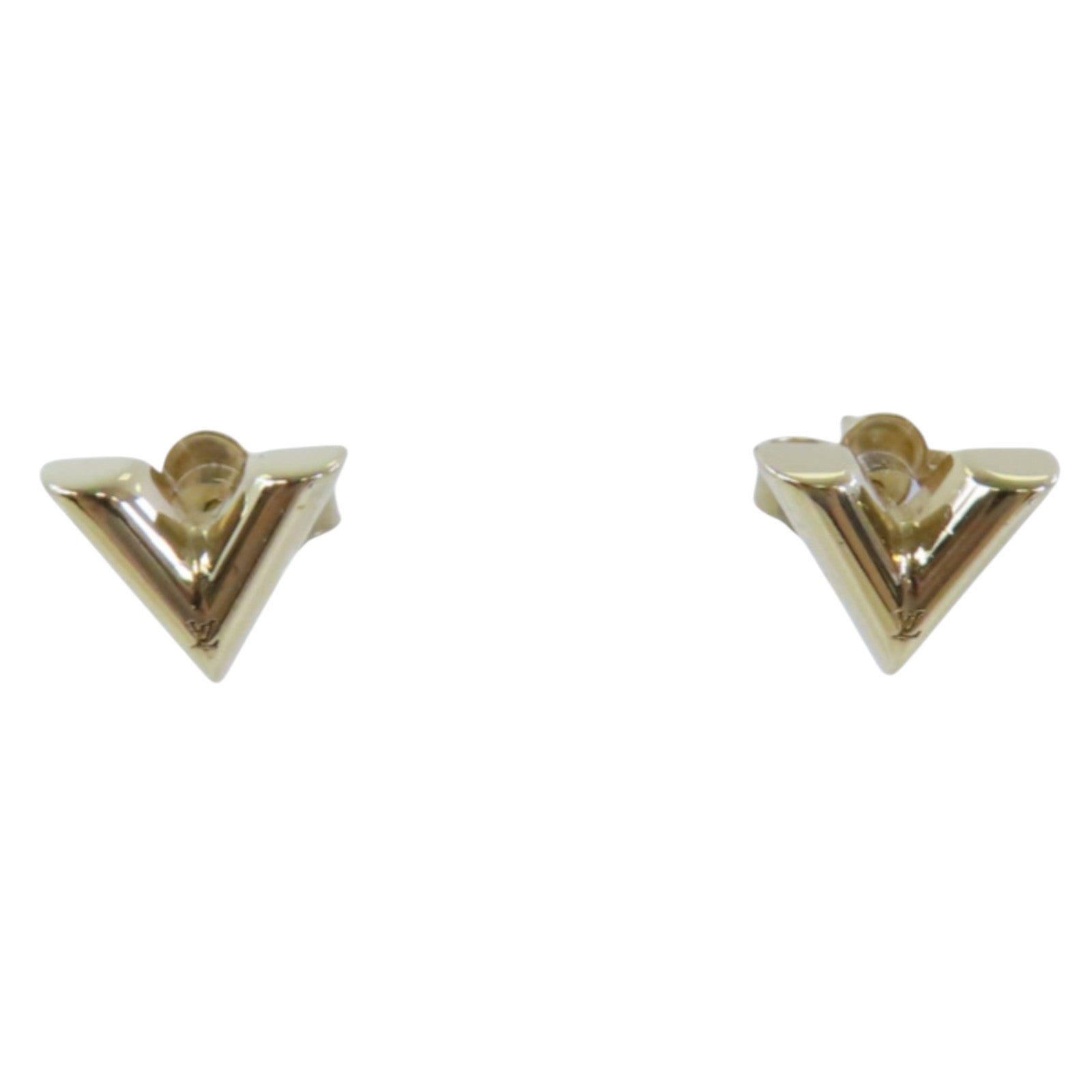 LOUIS VUITTON 金屬Essential V Earrings金扣耳環