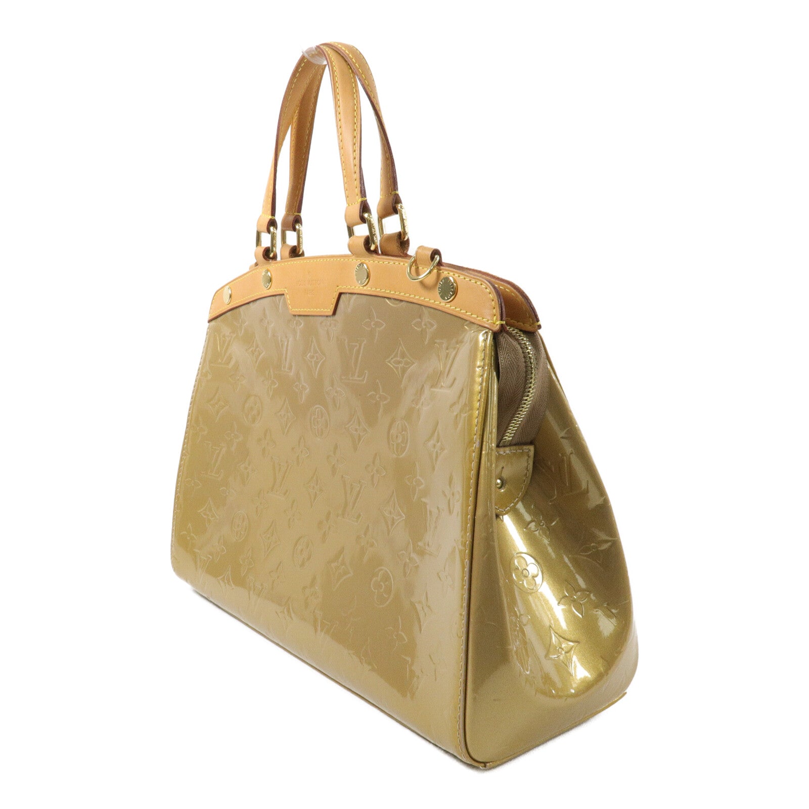 LOUIS VUITTON Monogram Vernis Brea MM手挽肩背兩用袋