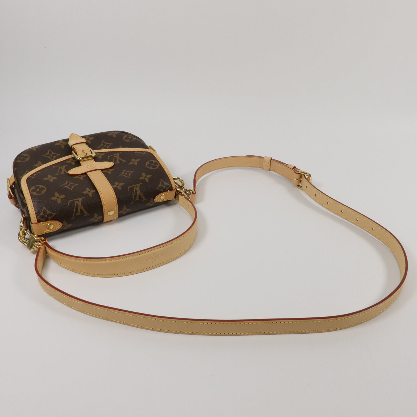 LOUIS VUITTON Monogram Saumur BB手挽肩背兩用袋