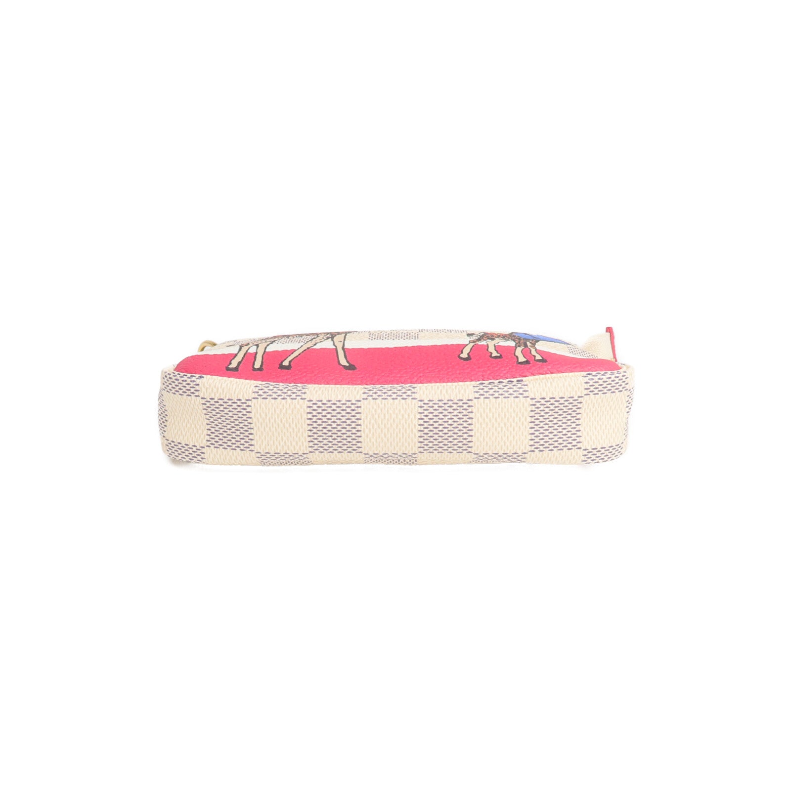 LOUIS VUITTON Damier Azur Mini Pochette Accessories金扣手挽袋