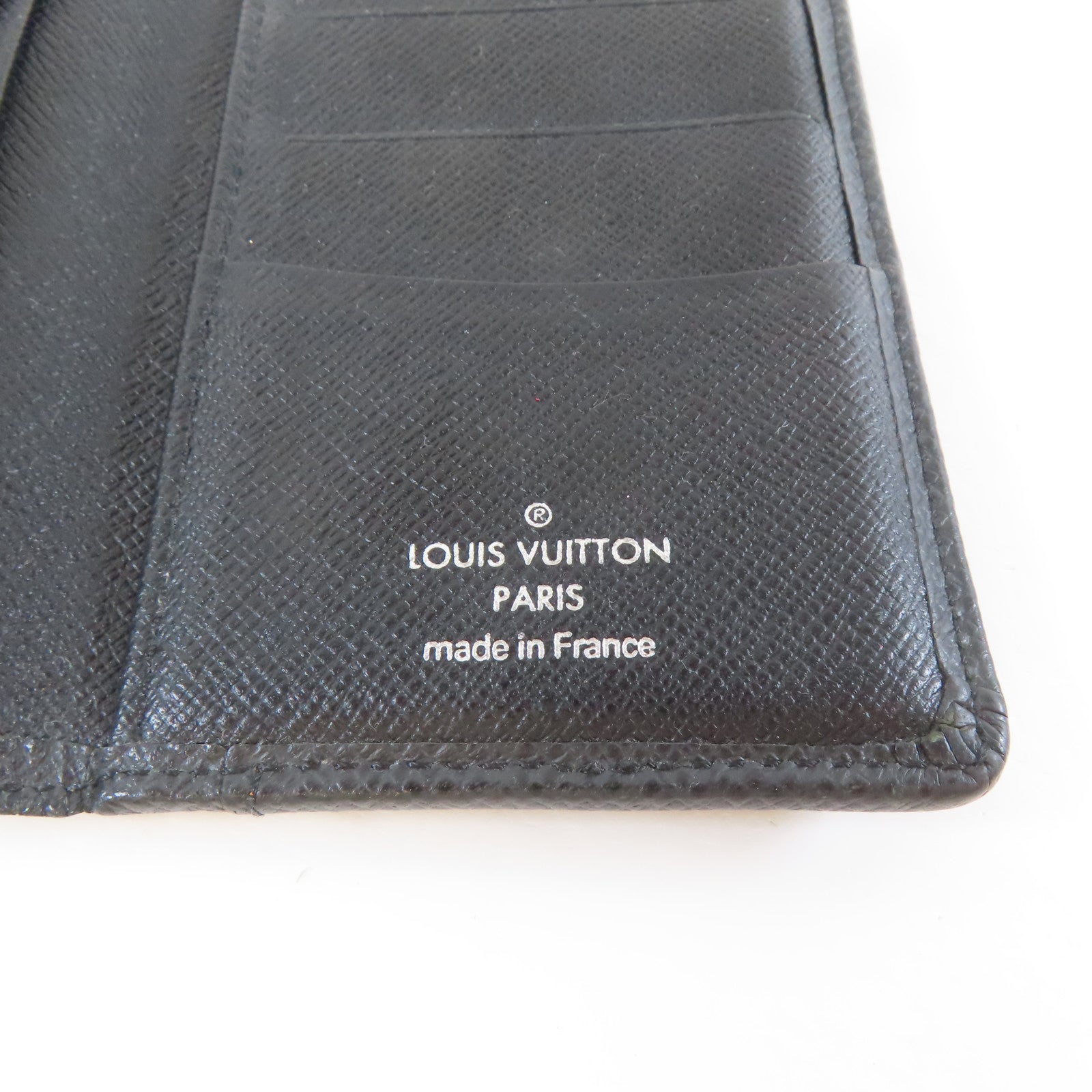 LOUIS VUITTON 【激減優惠】Taiga Card Case卡片套黑色