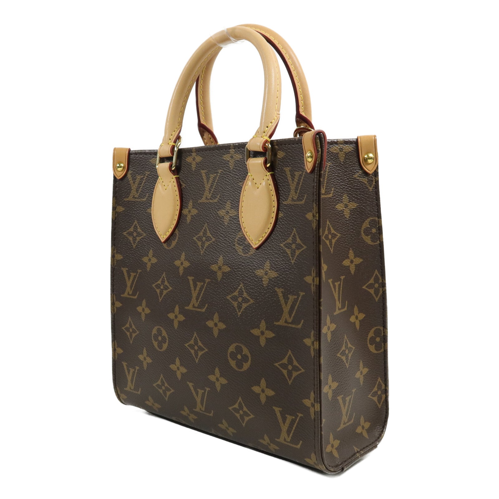 LOUIS VUITTON Monogram Sac Plat BB手挽肩背兩用袋