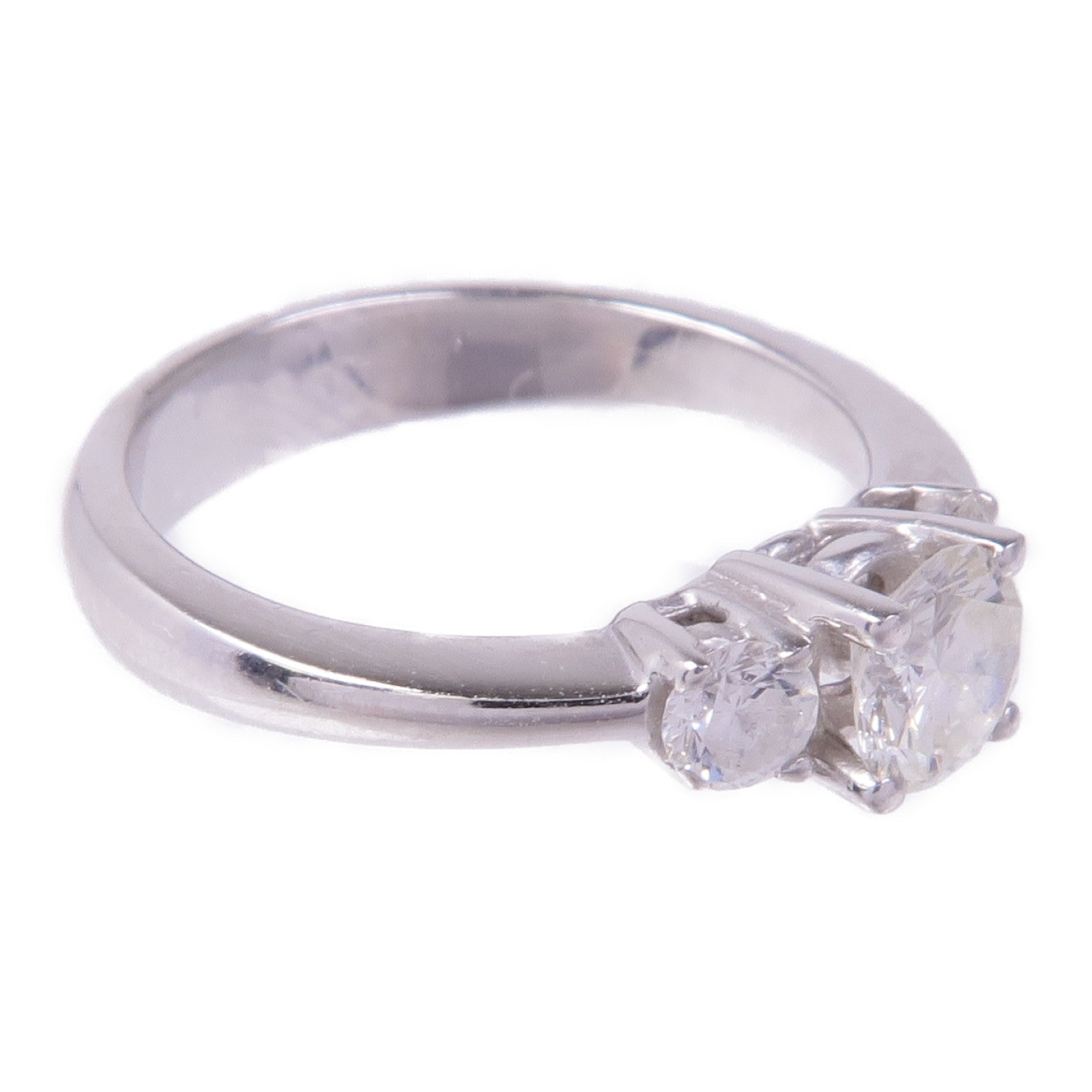 JEWELRY 【激減優惠】18K白金Diamond Ring鑽石戒指US#4.5