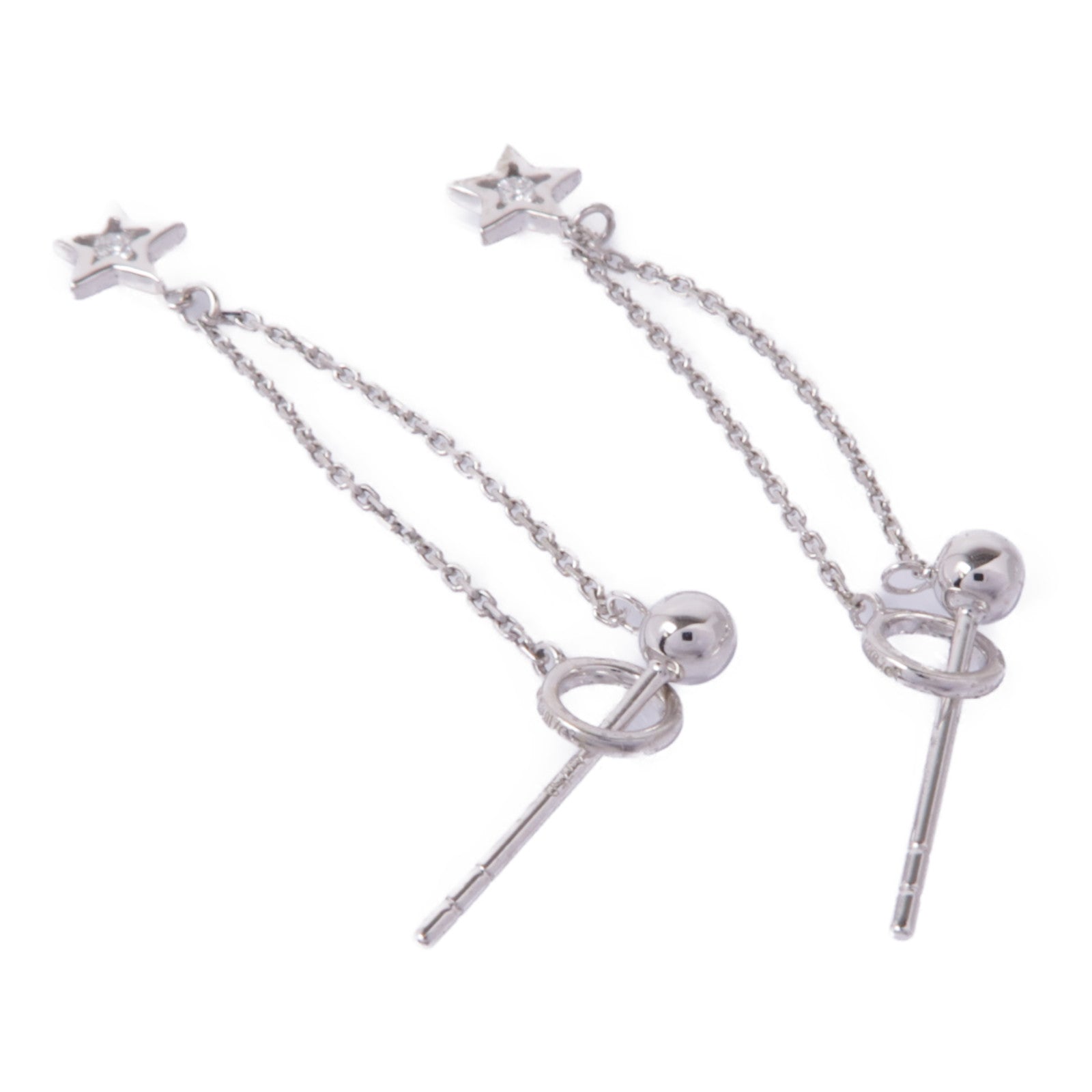 JEWELRY 【激減優惠】18K白金Diamond Earrings鑽石耳環