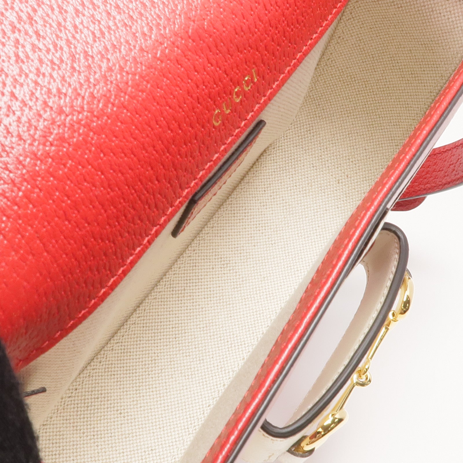 GUCCI 牛皮皮革Gucci x Adidas Horsebit 1955金扣肩背袋