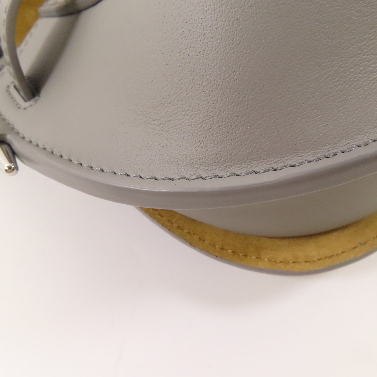 LOEWE 牛皮皮革Mini Gate Dual Bag銀扣肩背袋