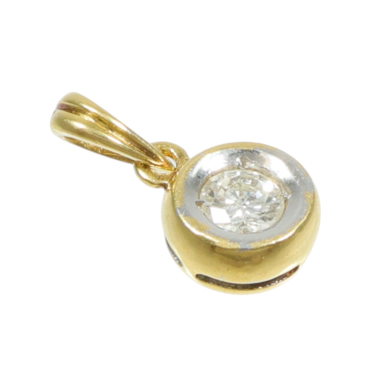 JEWELRY 18K黃金/白金Diamond Pendant鑽石吊墜