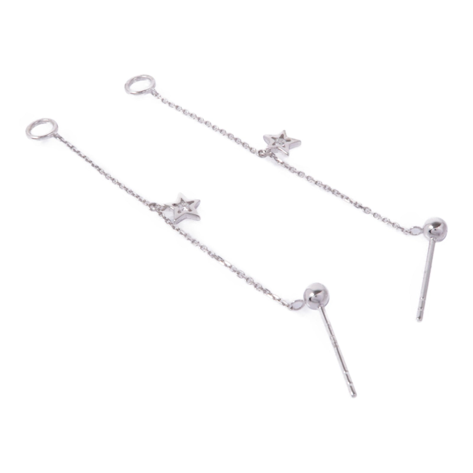 JEWELRY 【激減優惠】18K白金Diamond Earrings鑽石耳環