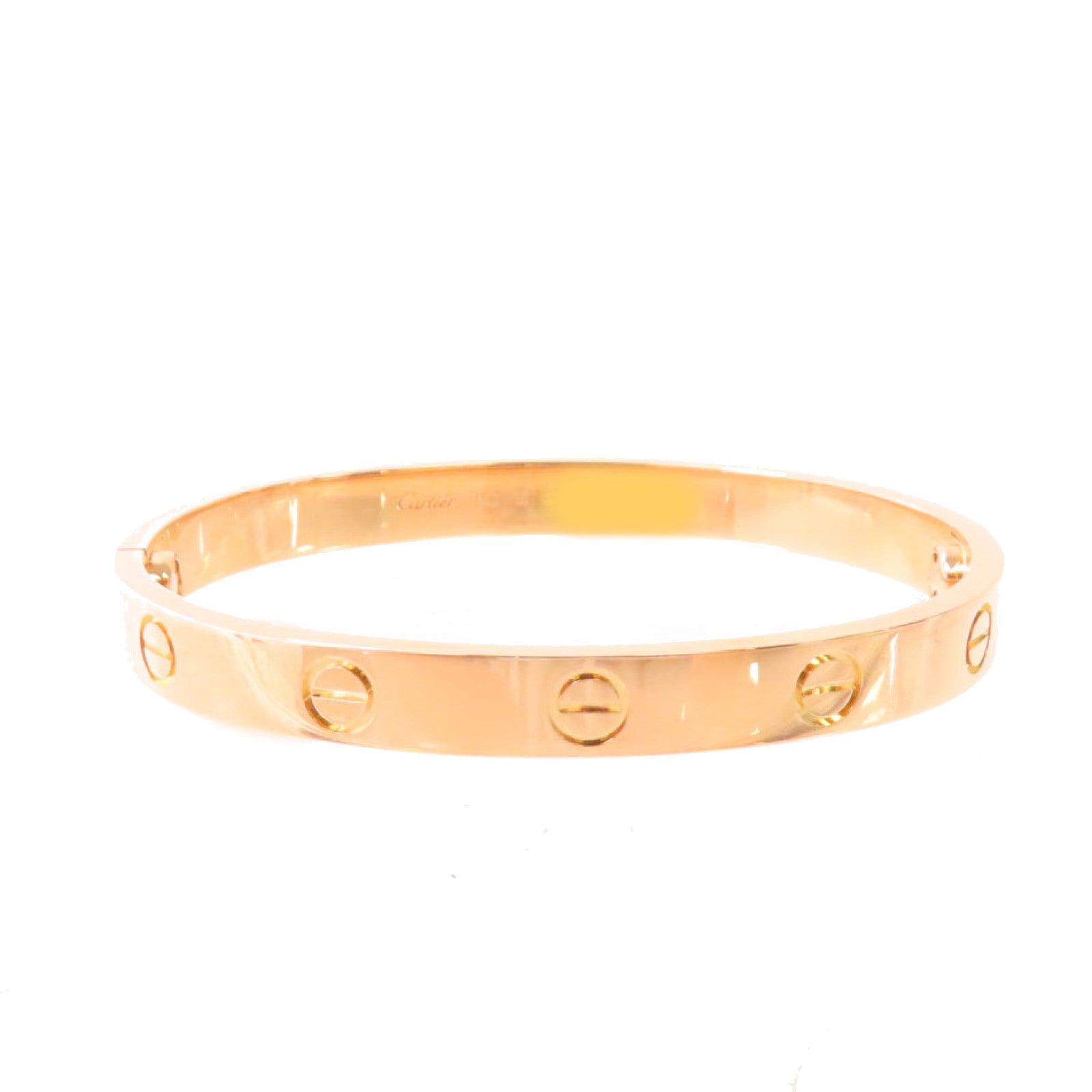 CARTIER 18K黃金Love Bracelet手鐲#16