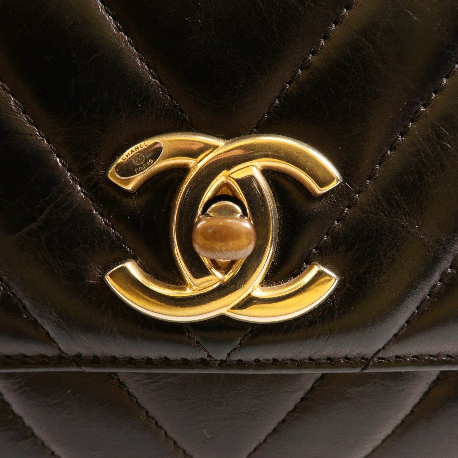 CHANEL 牛皮皮革/蜥蝪皮革Coco Handle金扣手挽肩背兩用袋