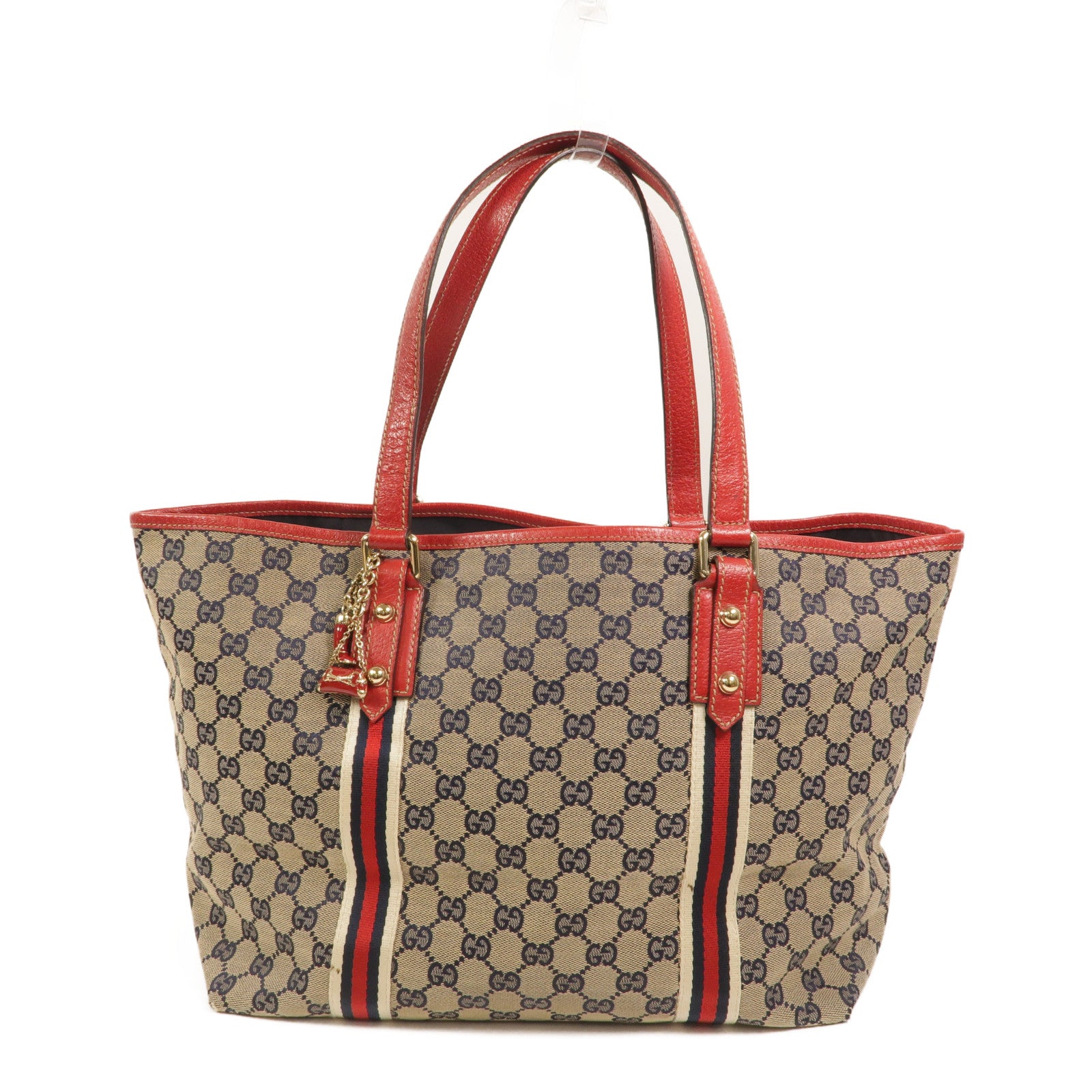 GUCCI 帆布Sherry Line肩背袋