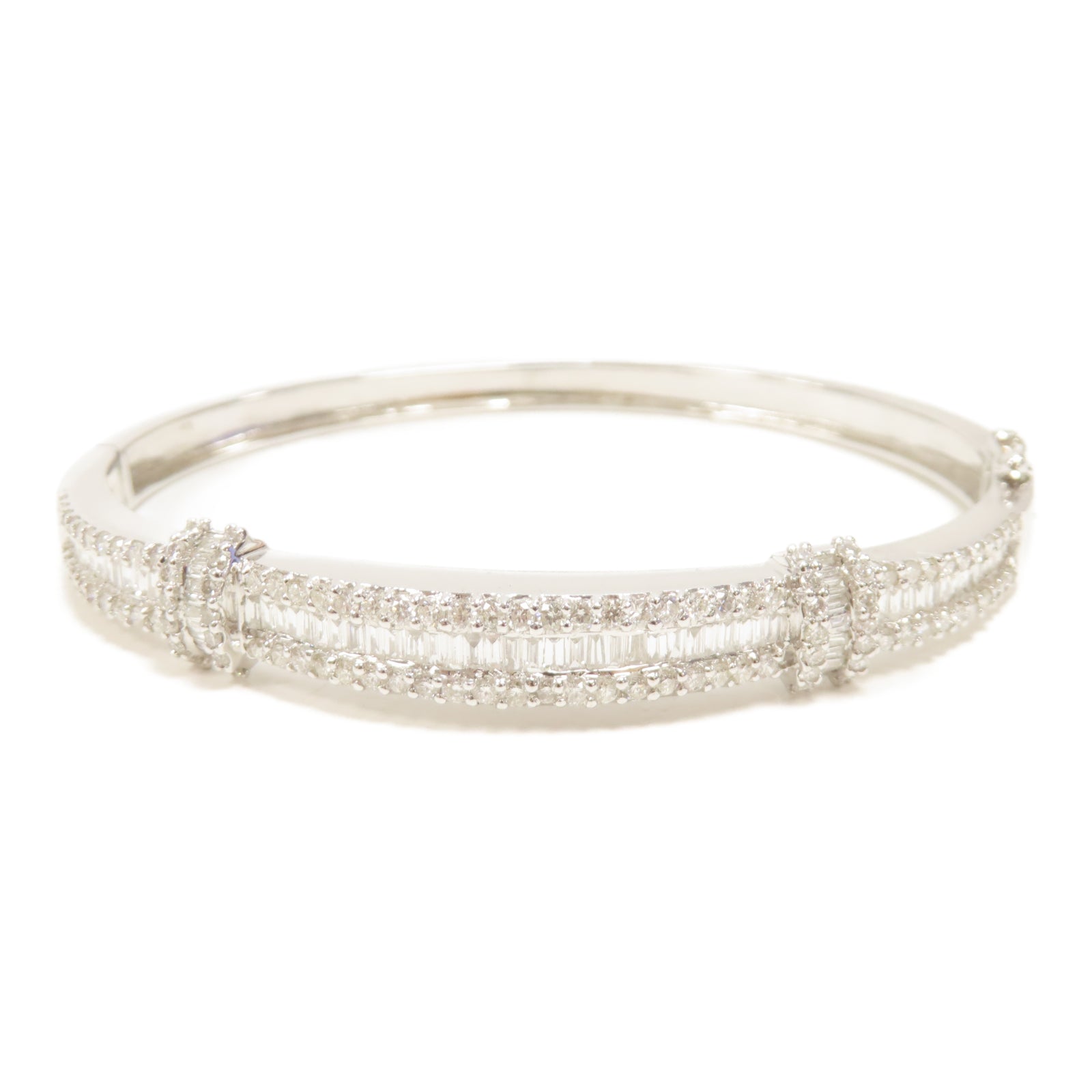 JEWELRY 18K白金Diamond Bangle鑽石手鐲