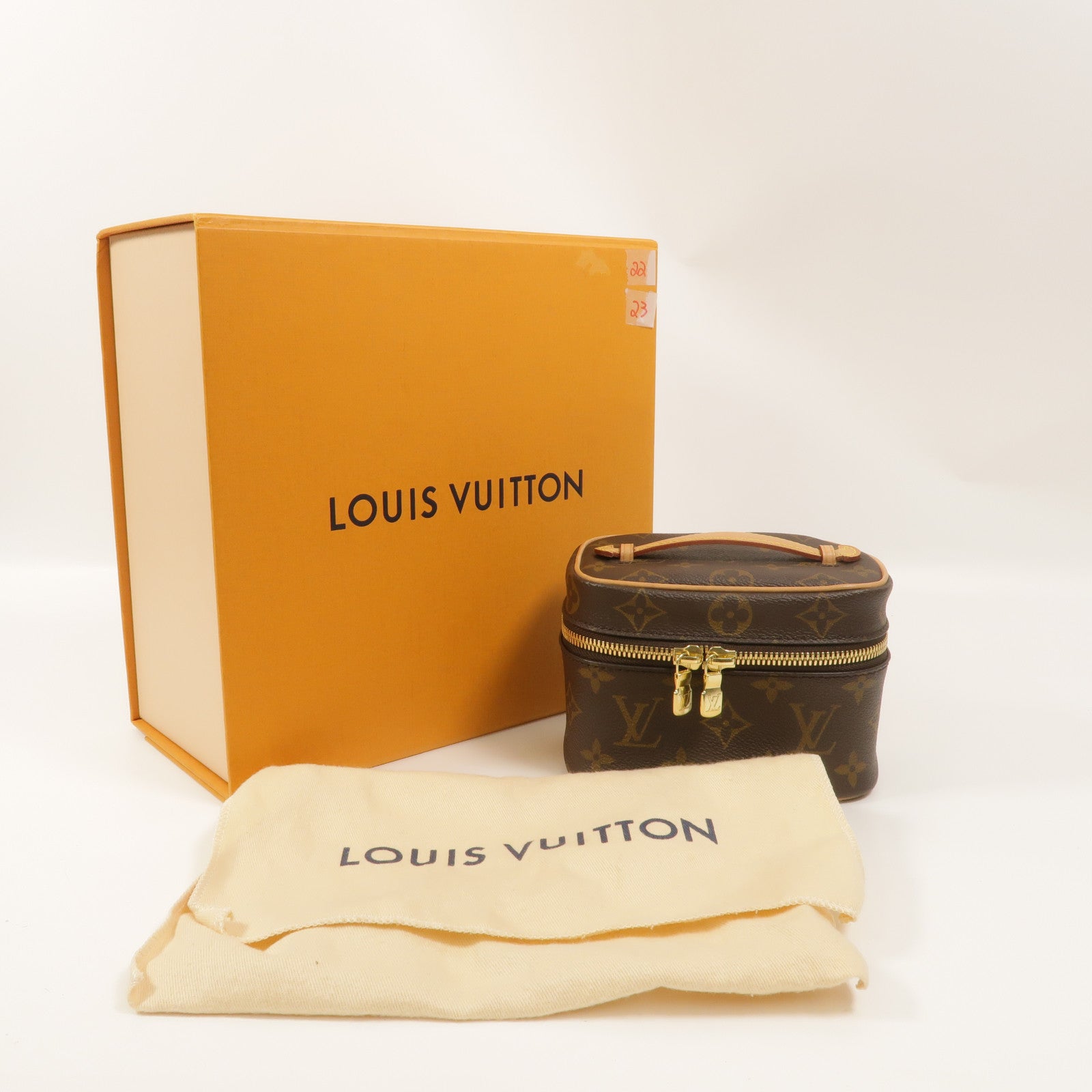 LOUIS VUITTON Monogram Nice Nano化妝袋