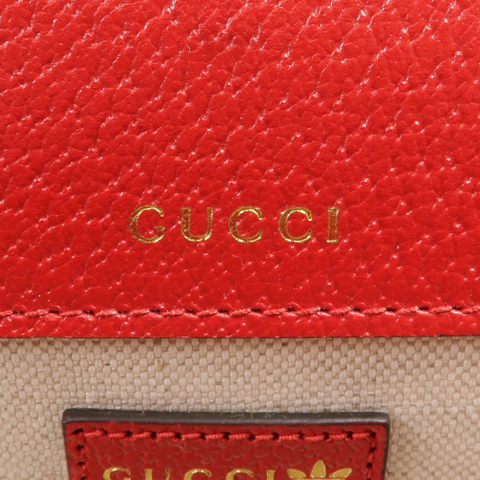 GUCCI 牛皮皮革Gucci x Adidas Horsebit 1955金扣肩背袋