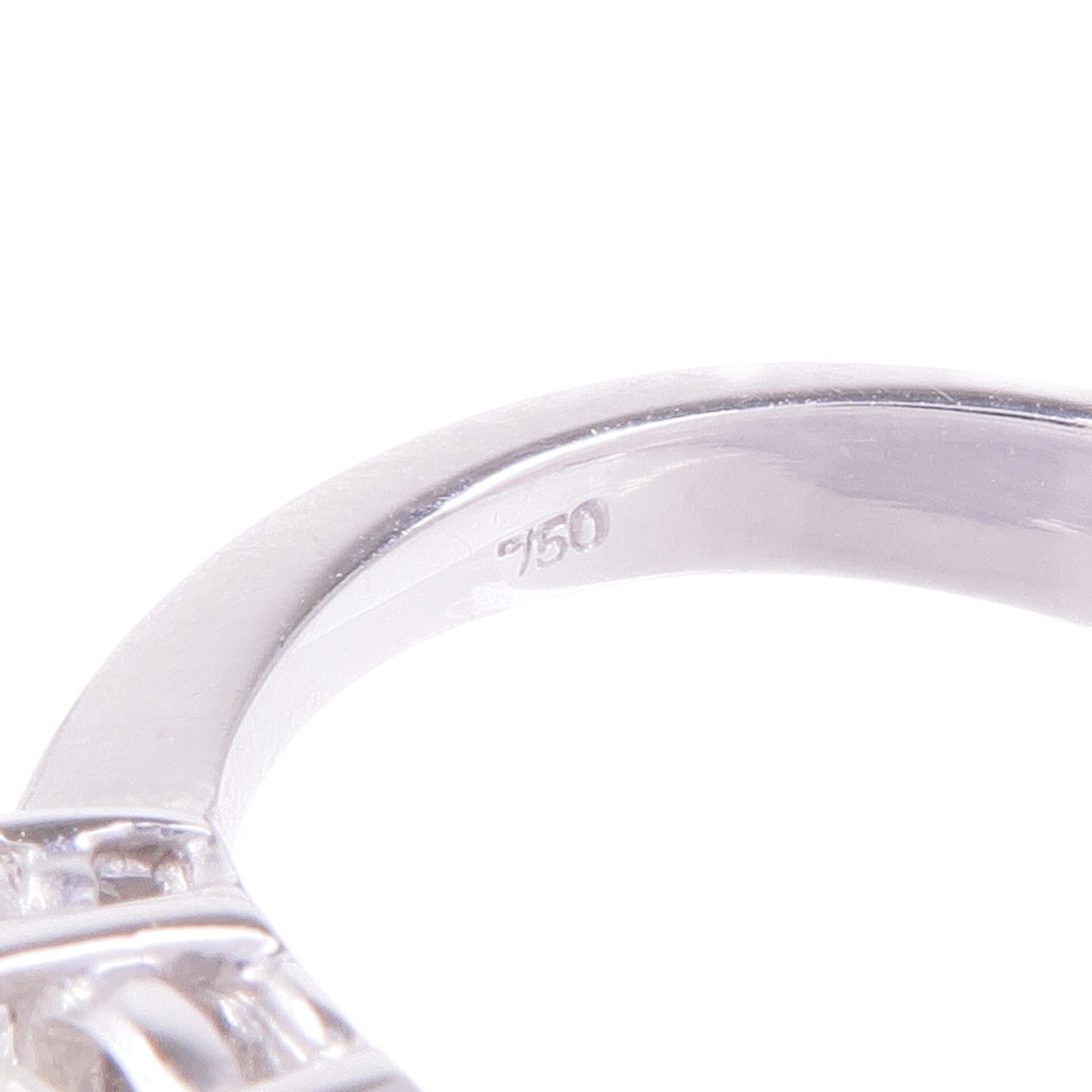 JEWELRY 【激減優惠】18K白金Diamond Ring鑽石戒指US#4.5