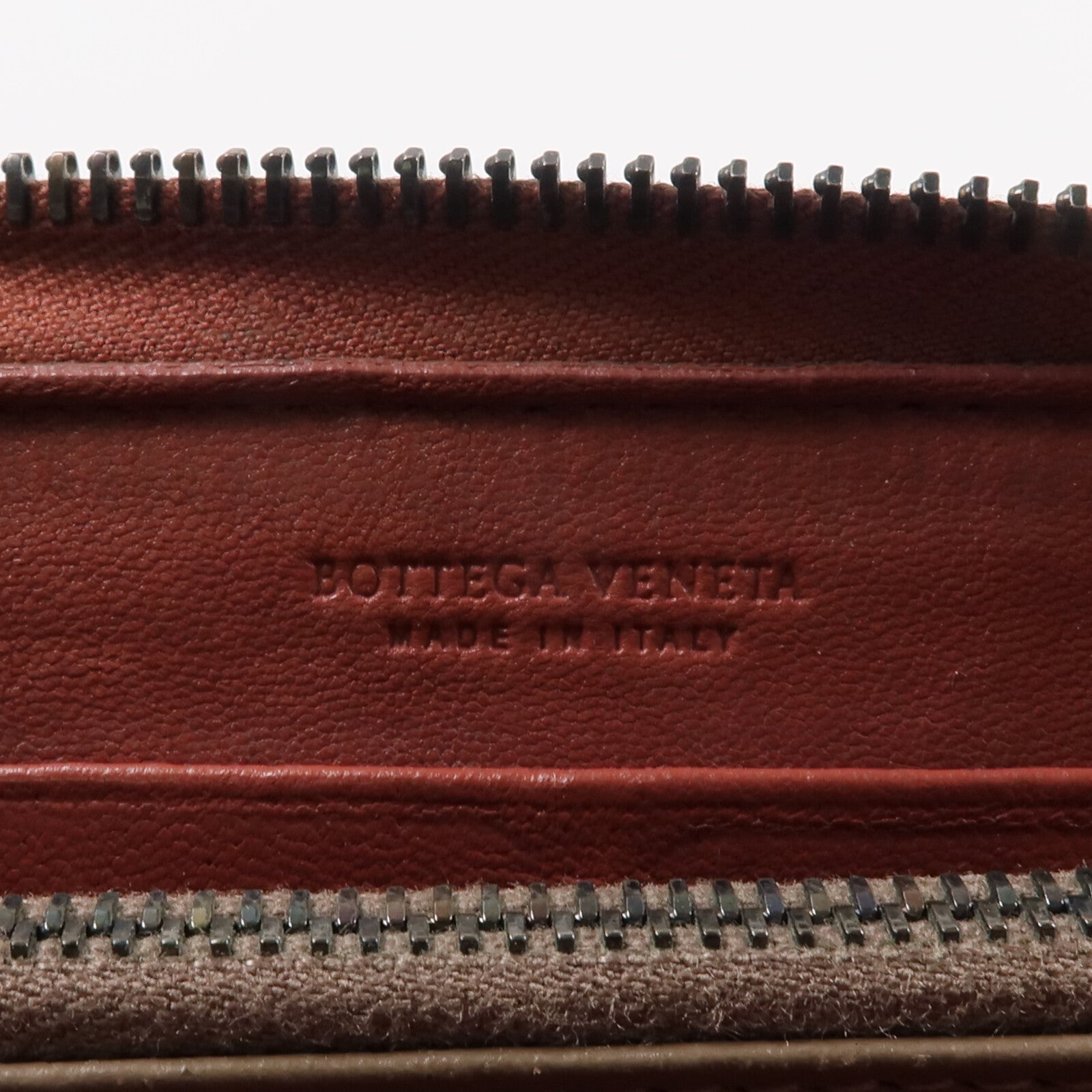 BOTTEGA VENETA 【激減優惠】織紋皮革Zipper Long Wallet長錢包