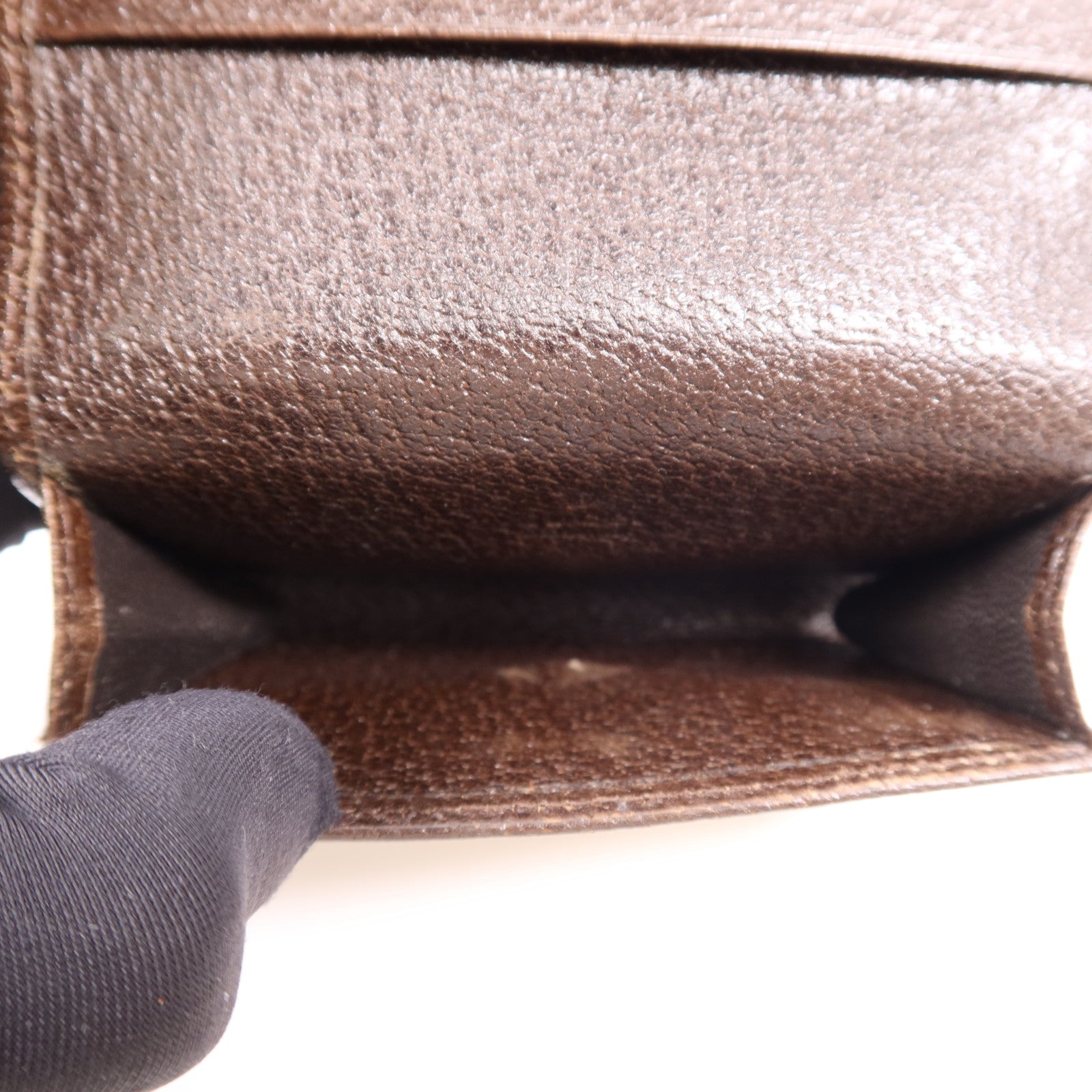 GUCCI 帆布Card Case銀扣卡片套