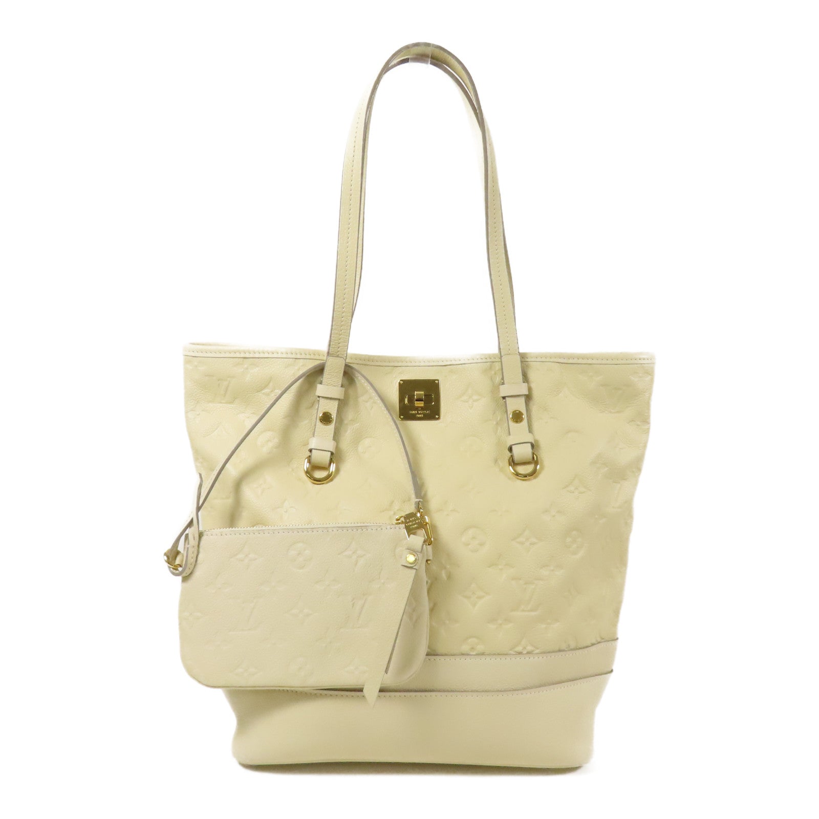 LOUIS VUITTON Monogram Empreinte Citadine PM金扣肩背袋