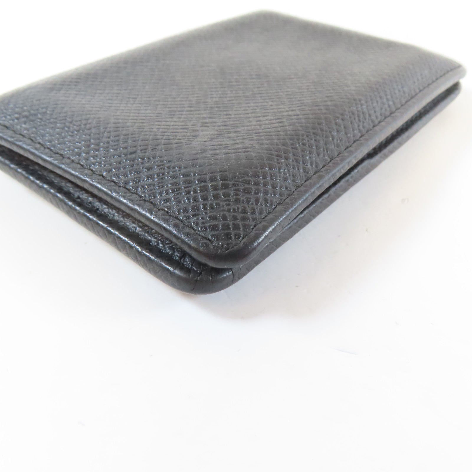 LOUIS VUITTON 【激減優惠】Taiga Card Case卡片套黑色