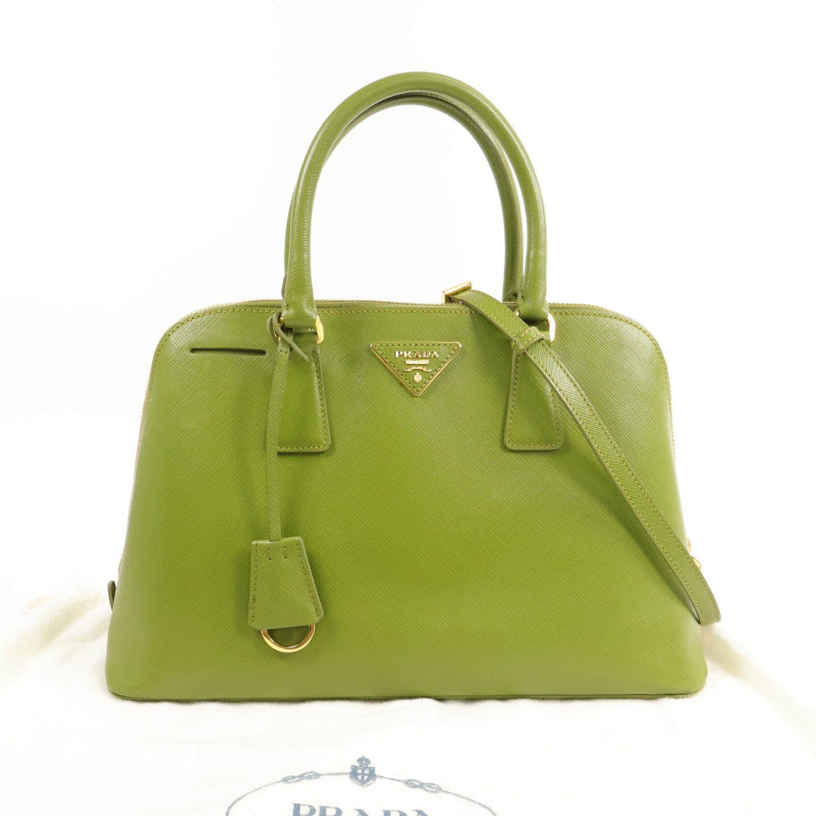 PRADA Saffiano皮革Promenade手挽肩背兩用袋