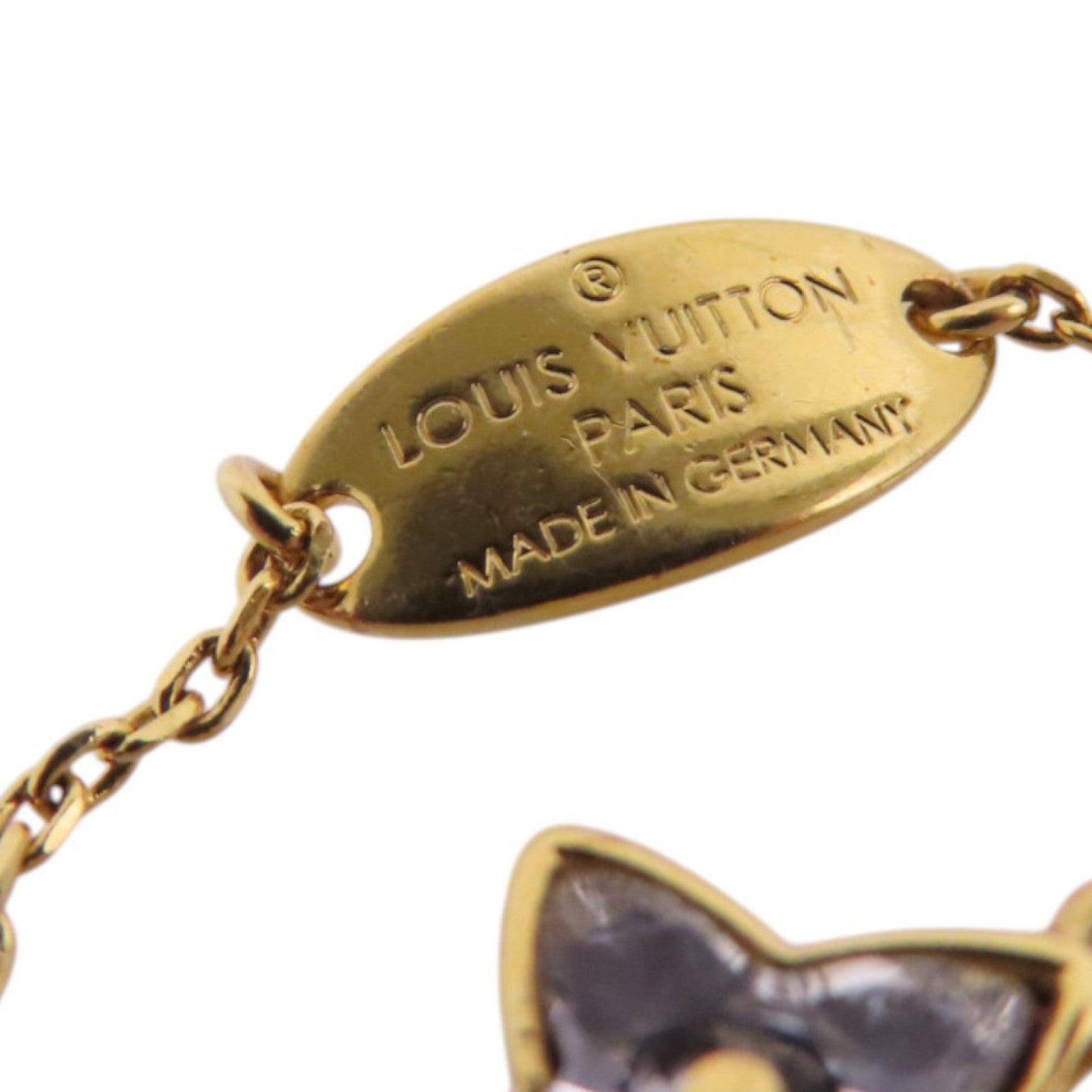 LOUIS VUITTON 金屬/水鑽Burg/Blooming/Strass Ring戒指US#7.5/US#9