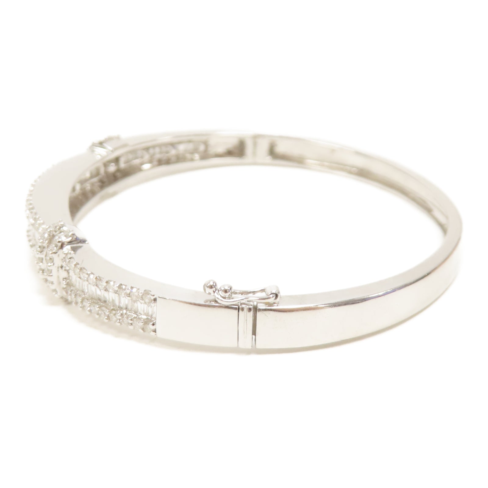 JEWELRY 18K白金Diamond Bangle鑽石手鐲