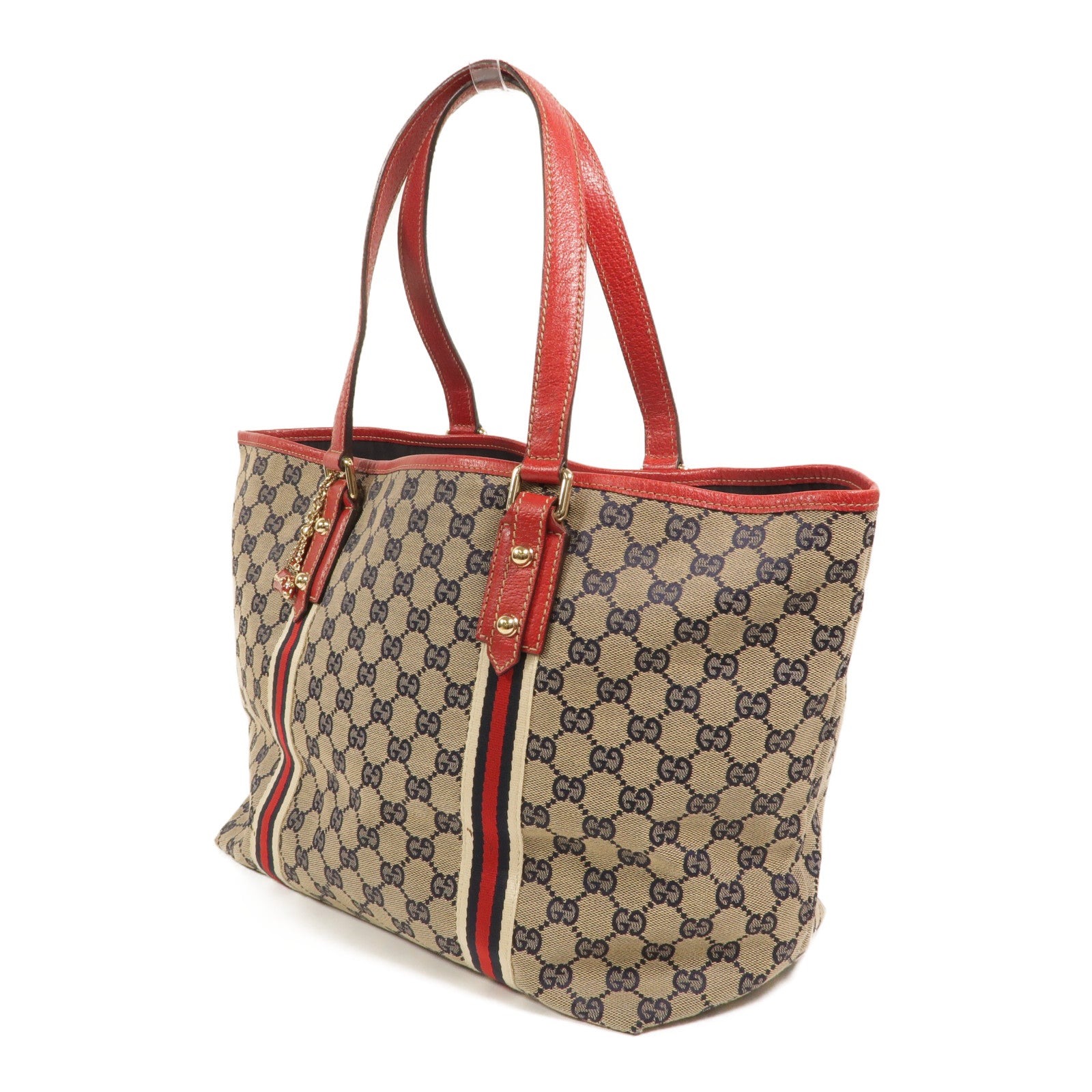 GUCCI 帆布Sherry Line肩背袋