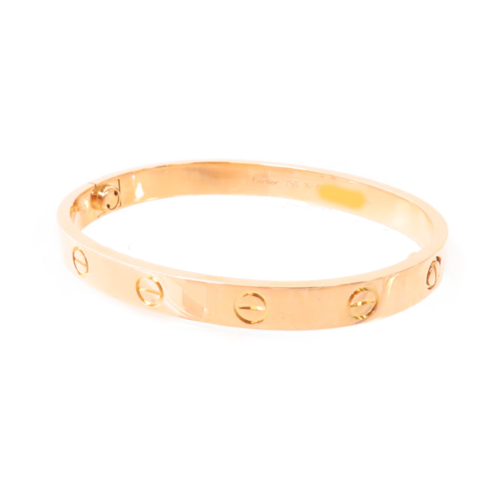 CARTIER 18K黃金Love Bracelet手鐲#16