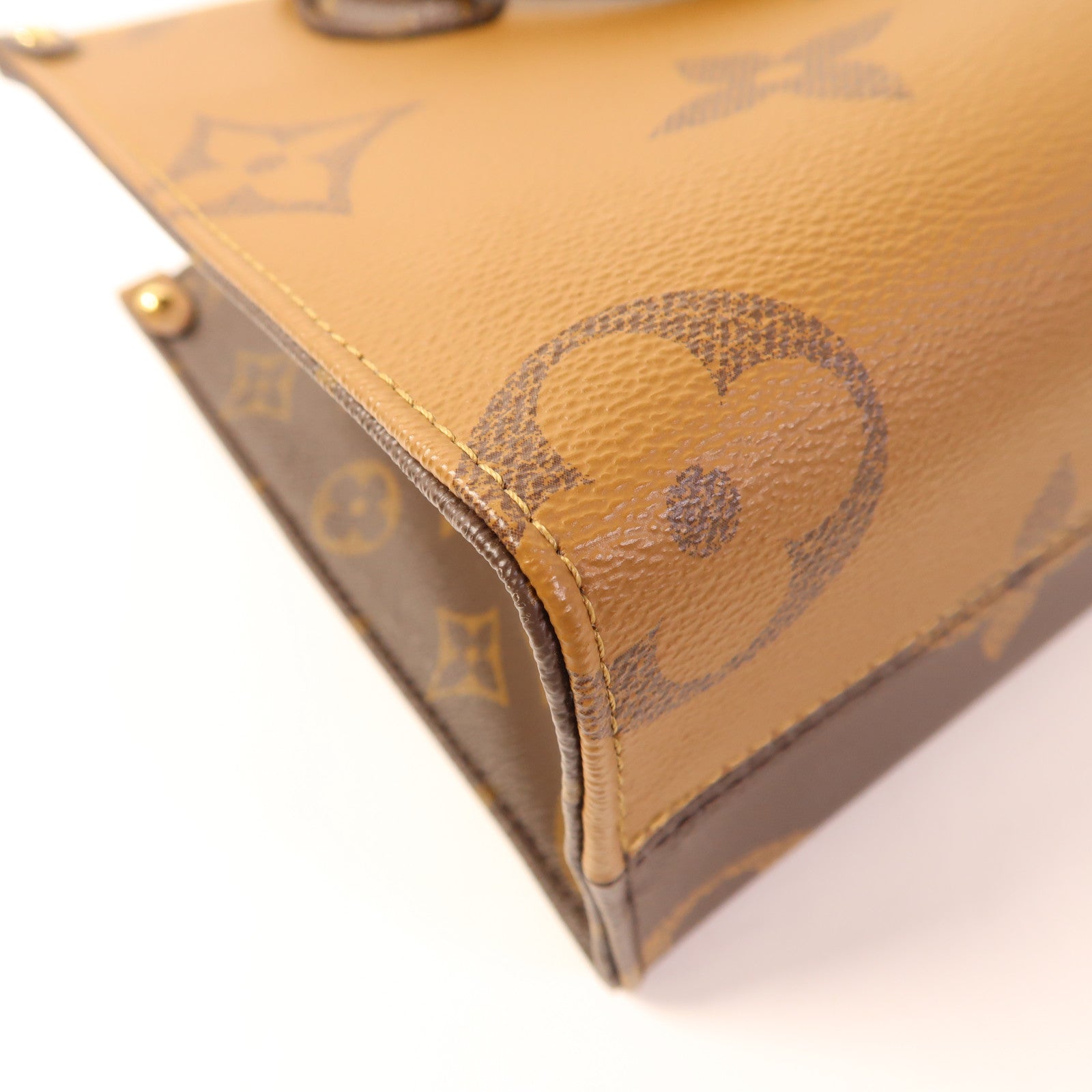 LOUIS VUITTON LV GHW On The Go PM 2 Way Bag M46373 Monogram Giant Brown