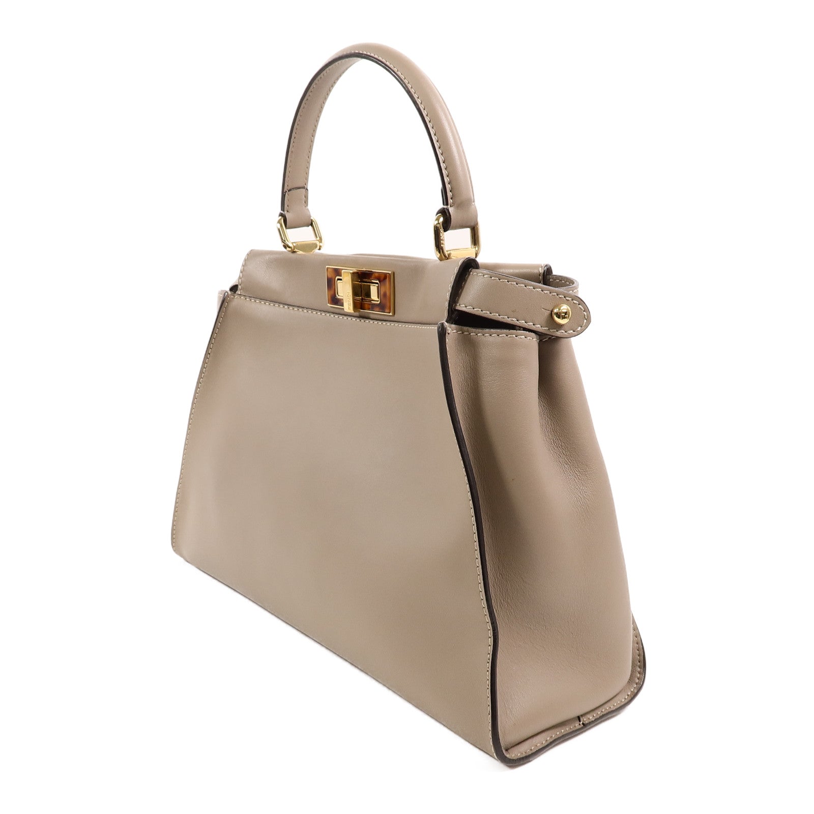 FENDI 牛皮皮革Peekaboo Medium手挽肩背兩用袋