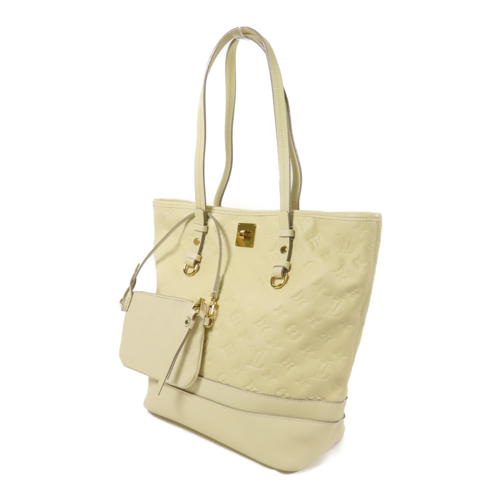 LOUIS VUITTON Monogram Empreinte Citadine PM金扣肩背袋