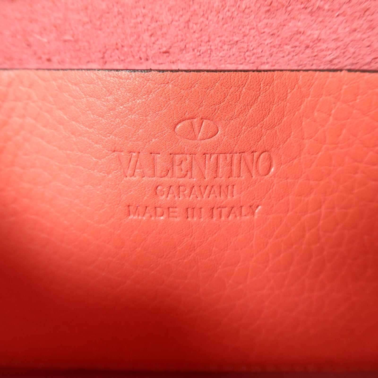 Valentino 牛皮皮革Shoulder Bag金扣鏈帶肩背袋