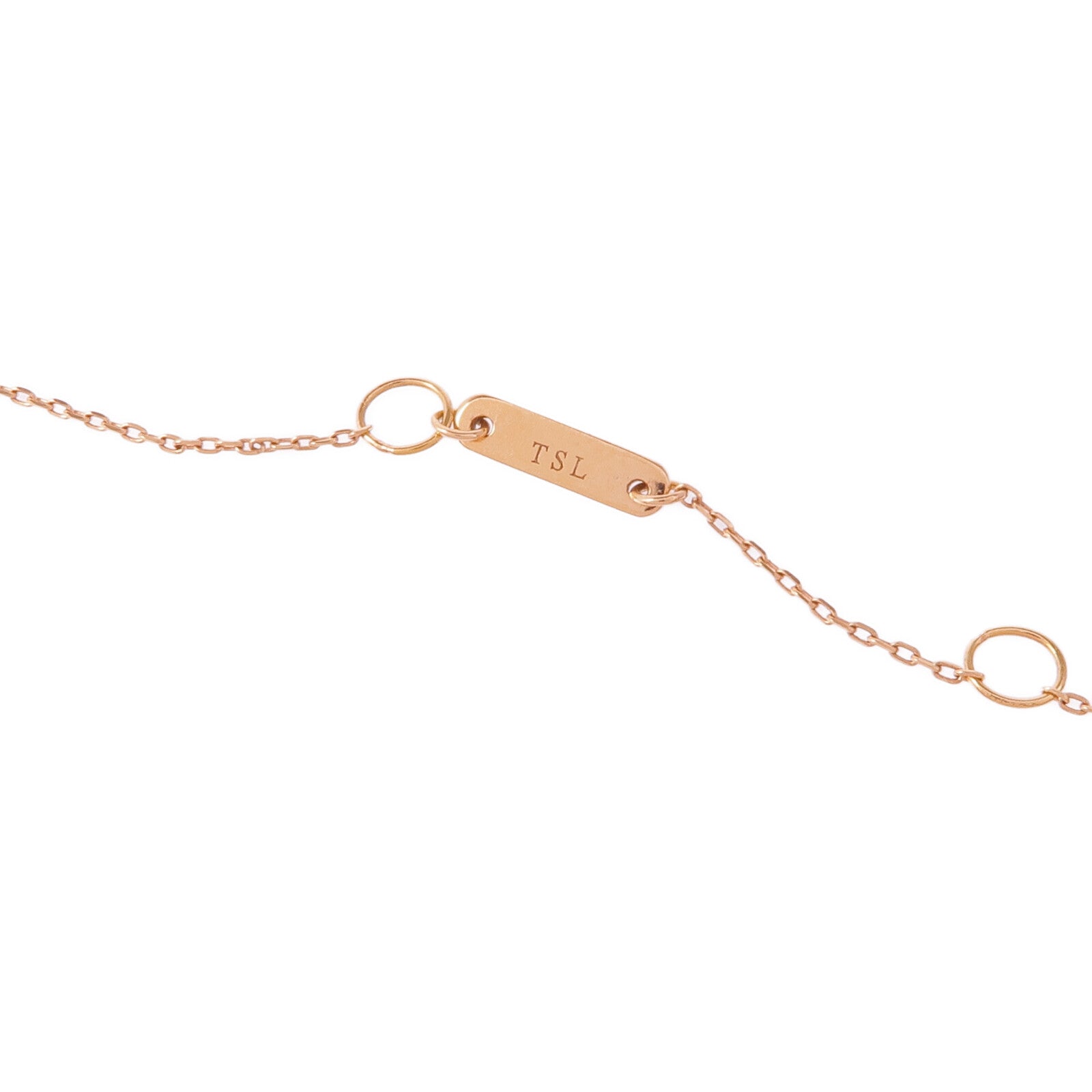 JEWELRY 18K玫瑰金Diamond Necklace鑽石項鍊