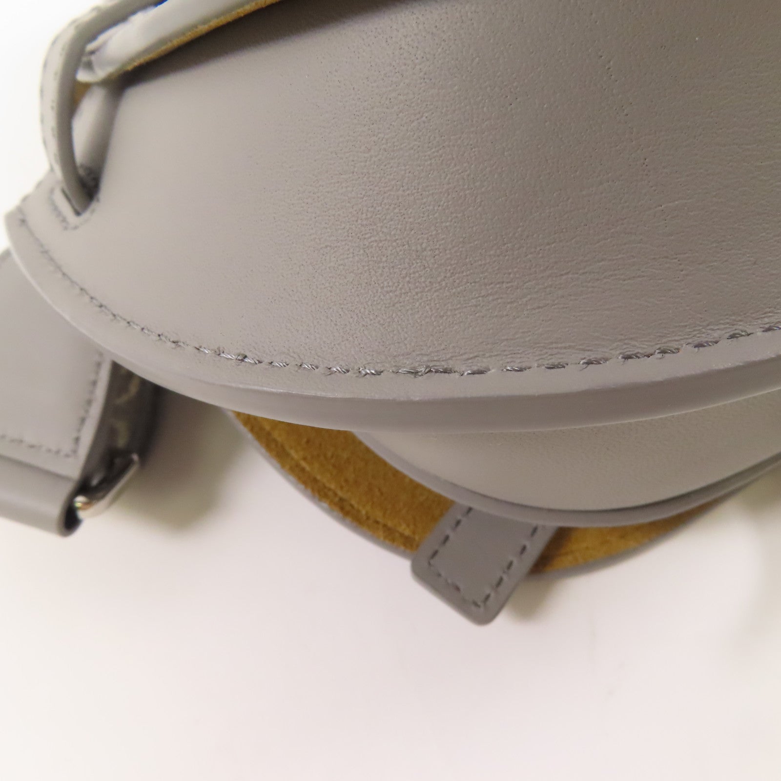 LOEWE 牛皮皮革Mini Gate Dual Bag銀扣肩背袋