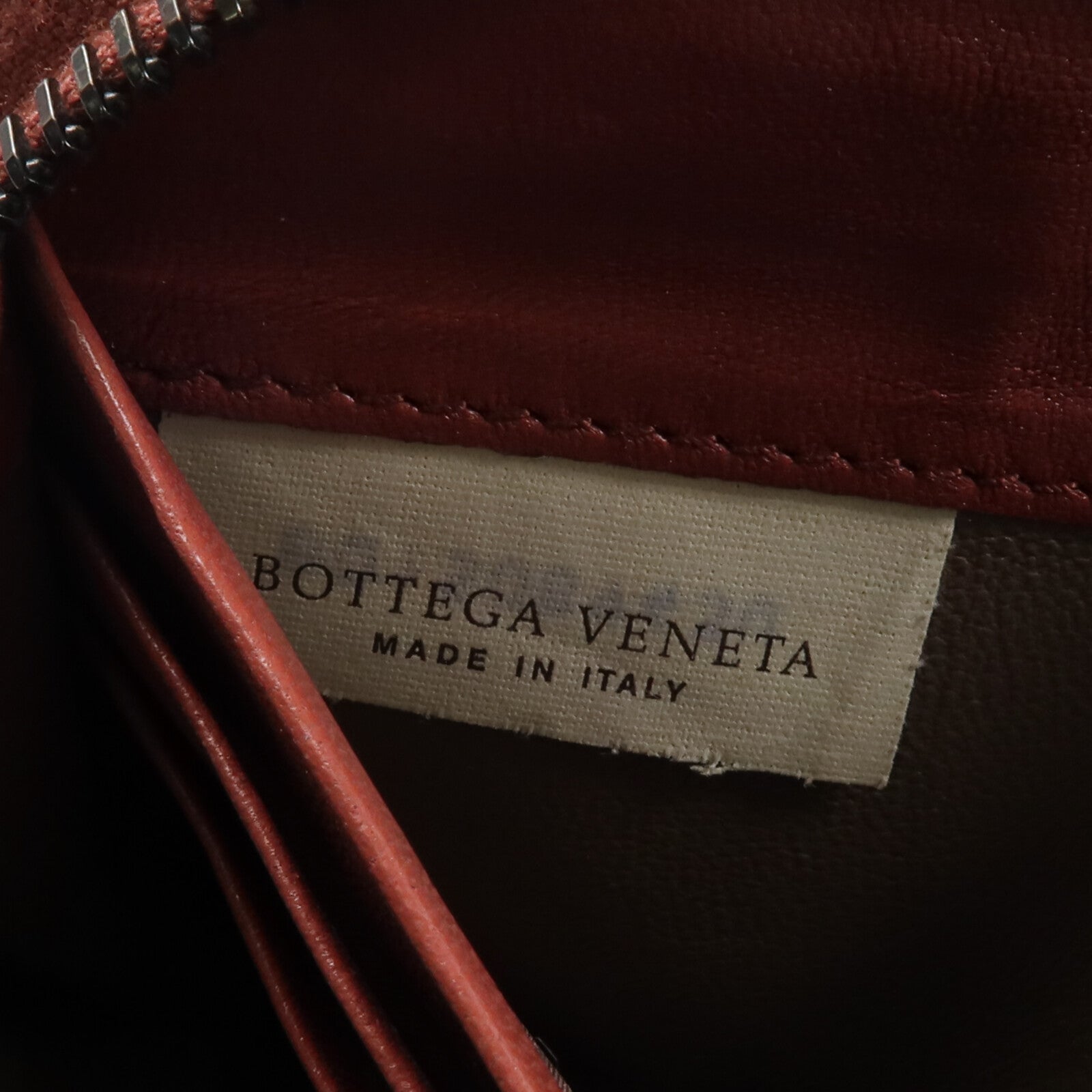 BOTTEGA VENETA 【激減優惠】織紋皮革Zipper Long Wallet長錢包