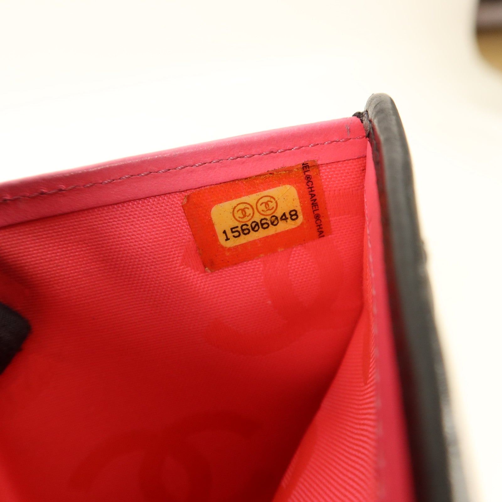 CHANEL 牛皮皮革Cambon Bifold Wallet銀扣錢包