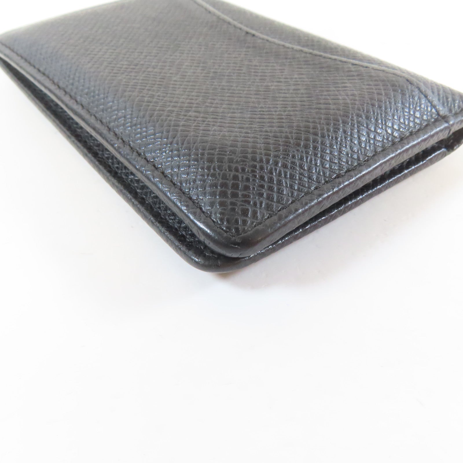LOUIS VUITTON 【激減優惠】Taiga Card Case卡片套黑色
