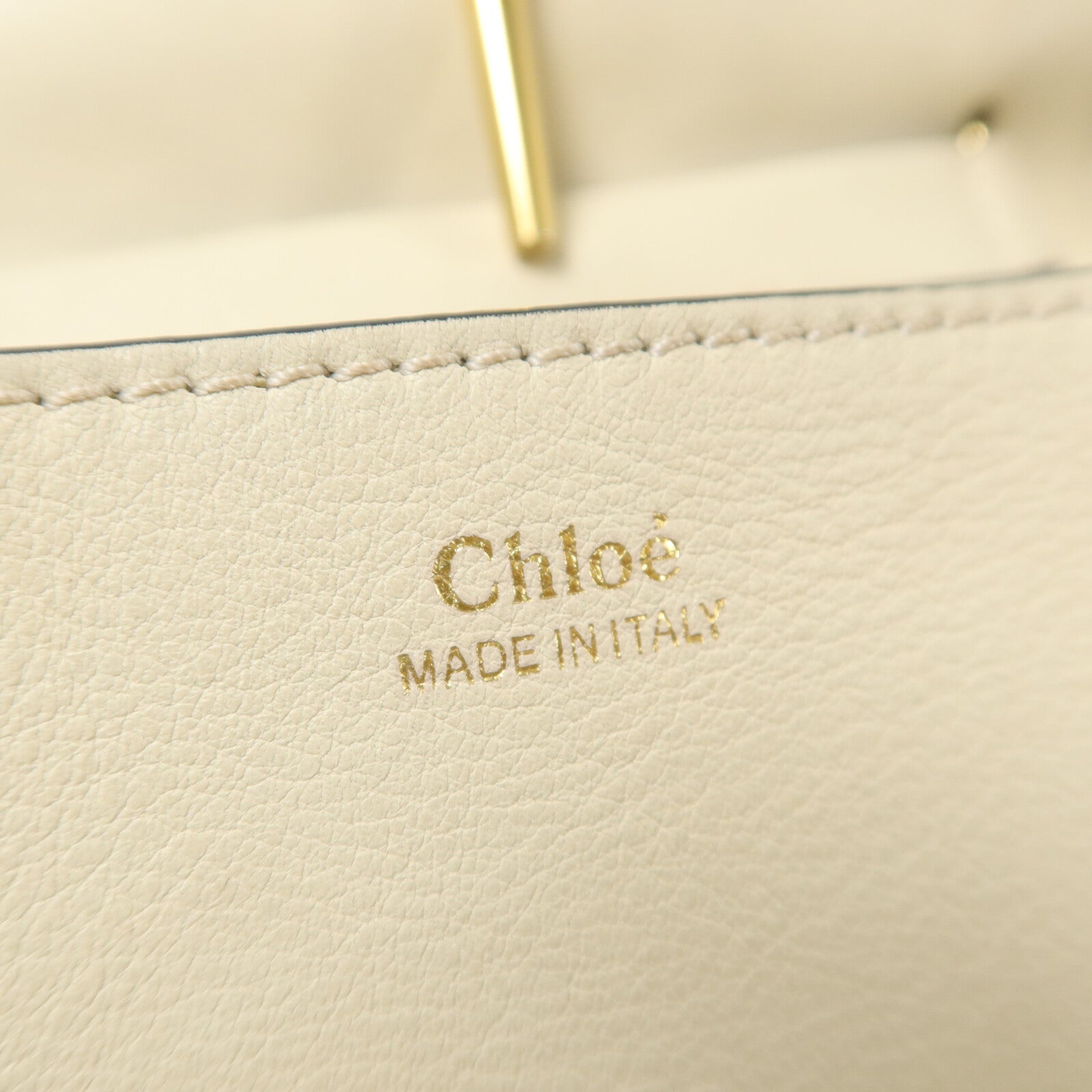Chloe 牛皮皮革Drew Bag鏈帶肩背袋